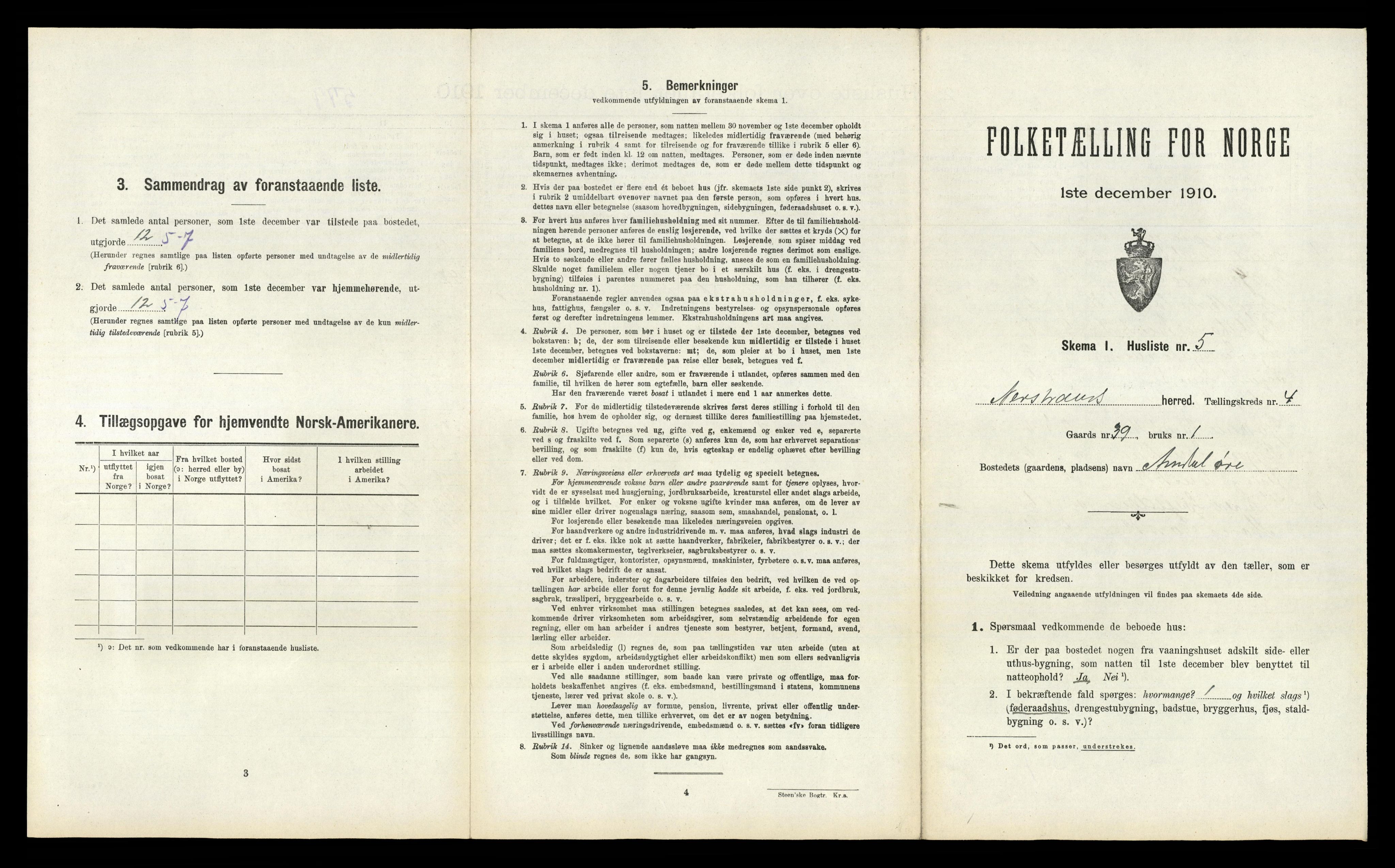 RA, Folketelling 1910 for 1139 Nedstrand herred, 1910, s. 243