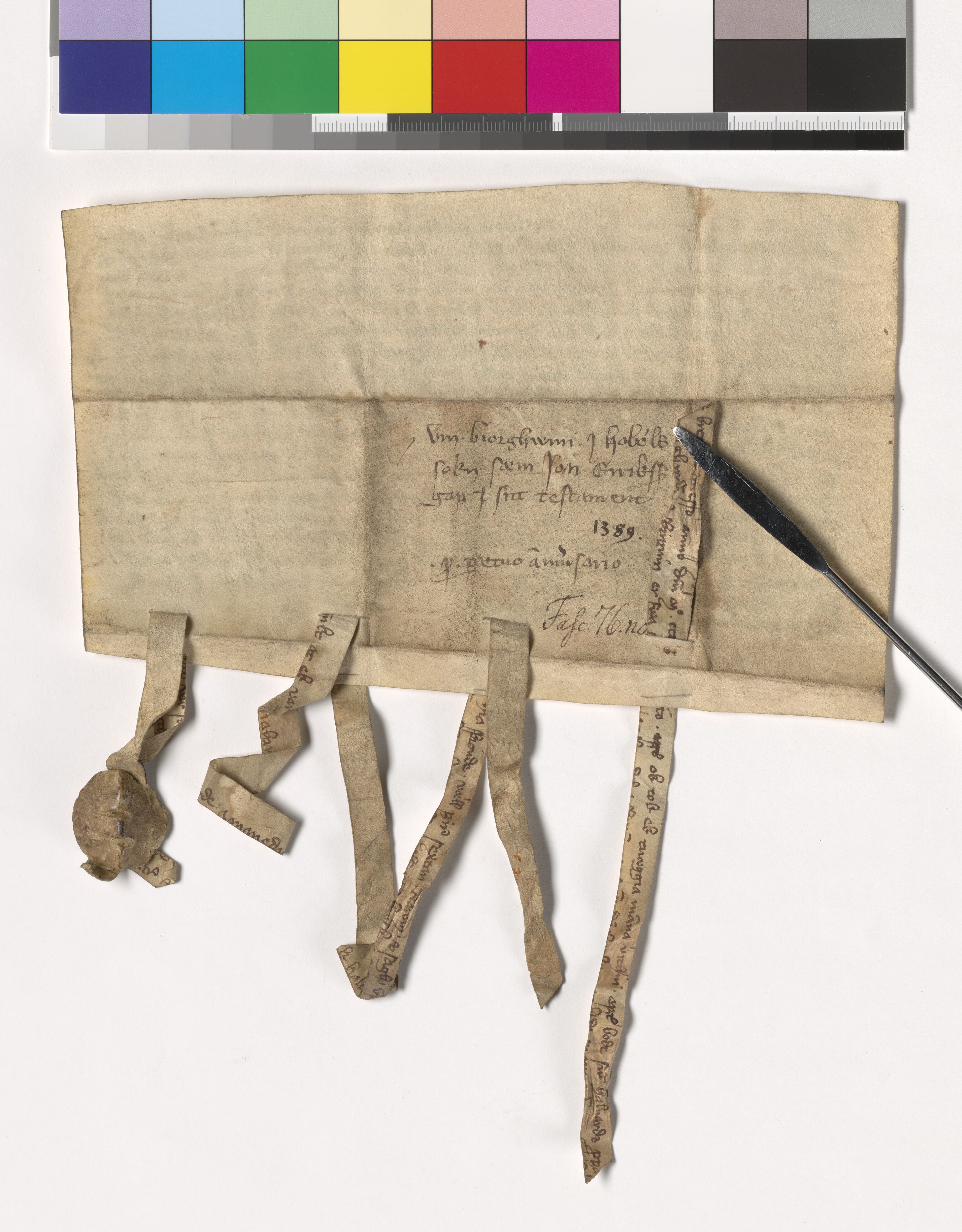 Riksarkivets diplomsamling, AV/RA-EA-5965/F05/L0187: NRA AM fasc. 75 nr. 20 - fasc. 76 nr. 12, 1388-1389, s. 7