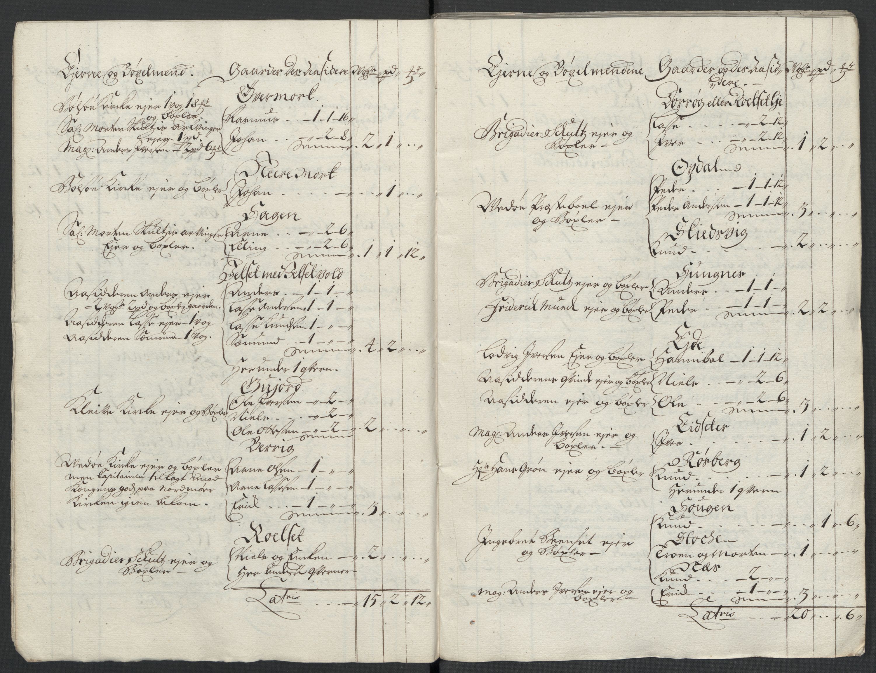 Rentekammeret inntil 1814, Reviderte regnskaper, Fogderegnskap, RA/EA-4092/R55/L3658: Fogderegnskap Romsdal, 1707-1708, s. 19