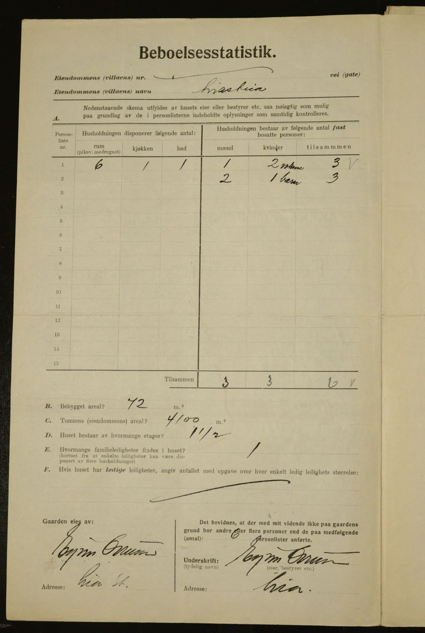 , Kommunal folketelling 1.12.1923 for Aker, 1923, s. 14367