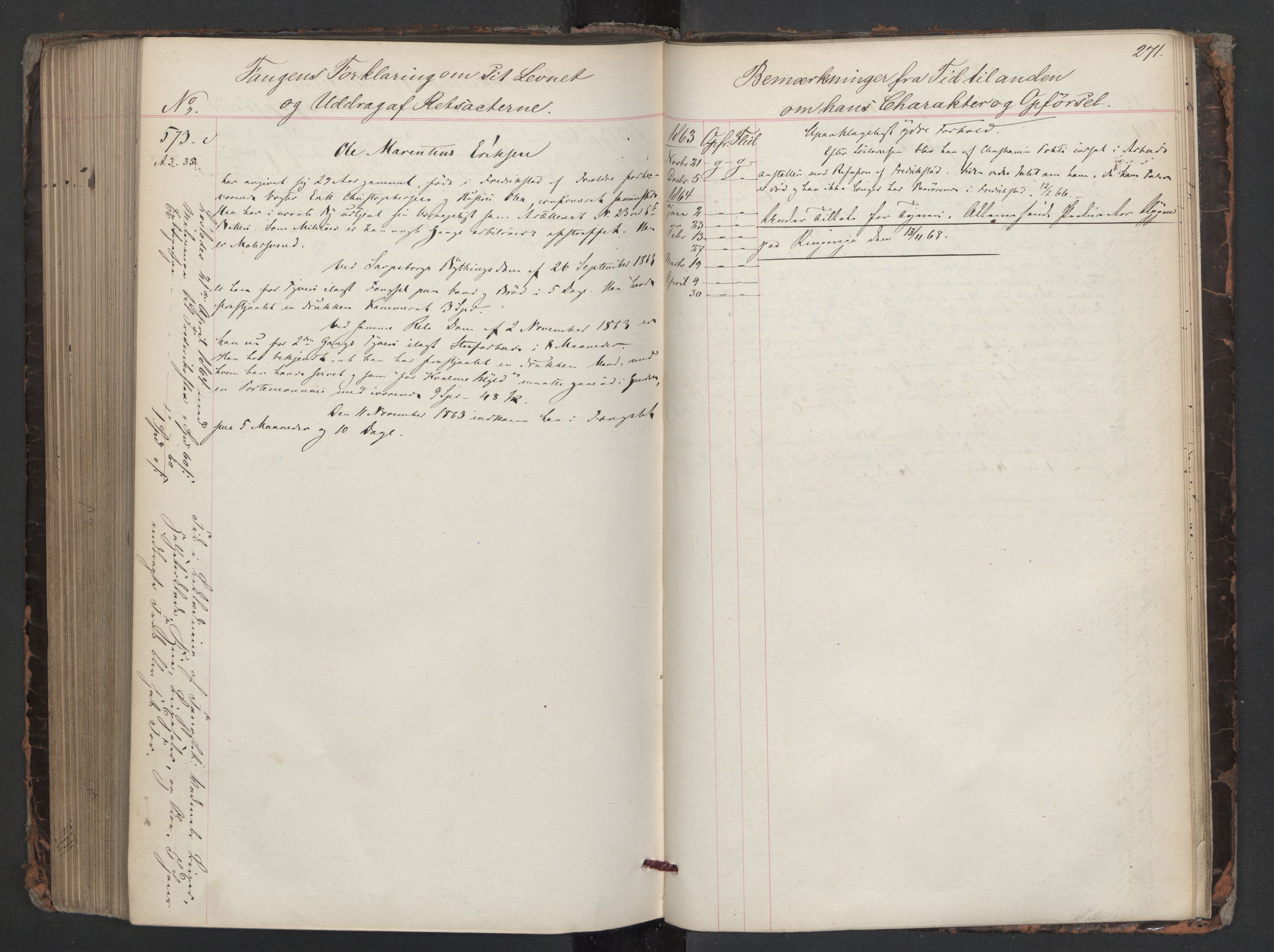 Botsfengslet, AV/RA-S-1539/D/Db/Dbb/L0008: 259c - 585c, 1862-1863, s. 271