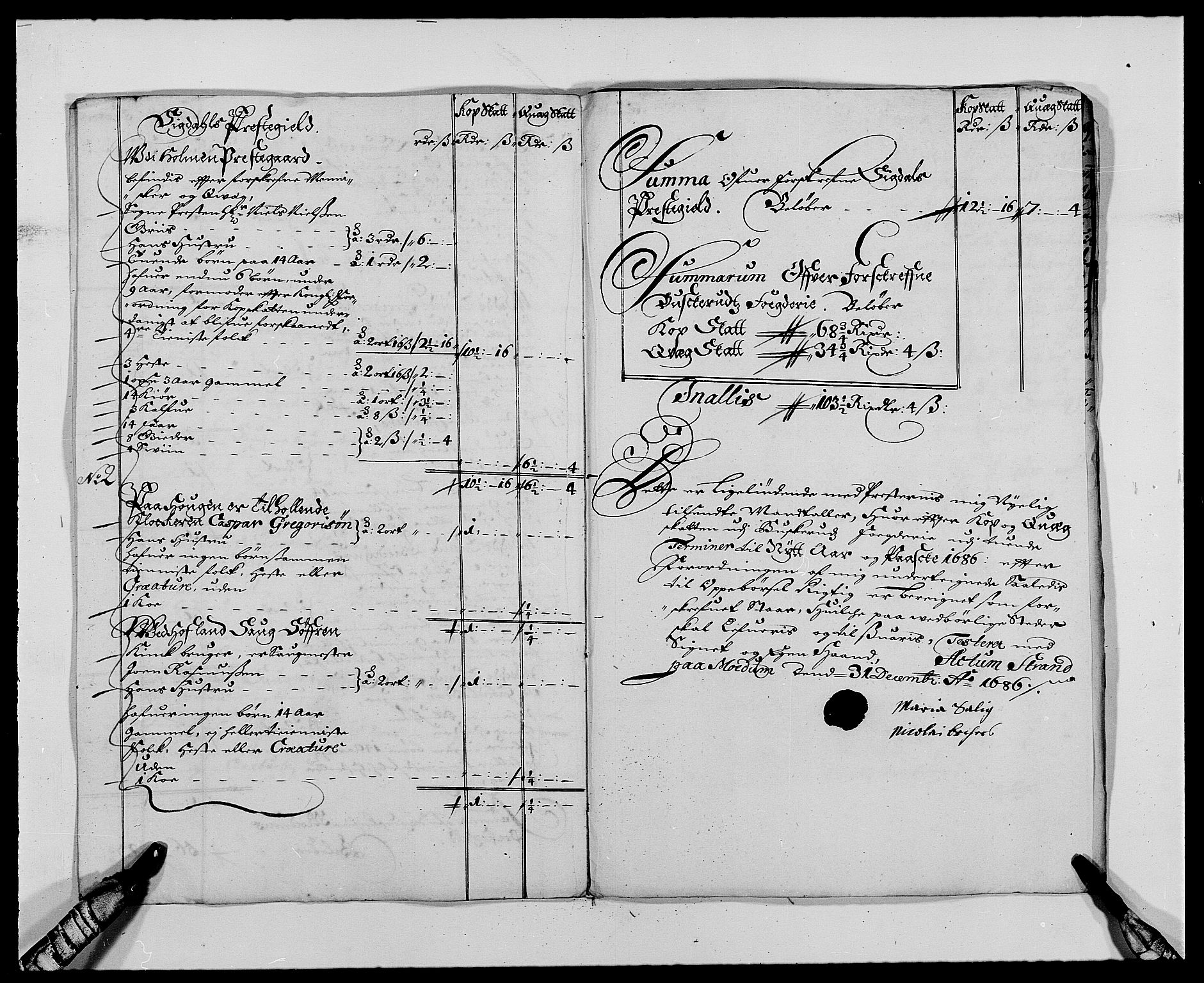 Rentekammeret inntil 1814, Reviderte regnskaper, Fogderegnskap, AV/RA-EA-4092/R25/L1678: Fogderegnskap Buskerud, 1685-1686, s. 359