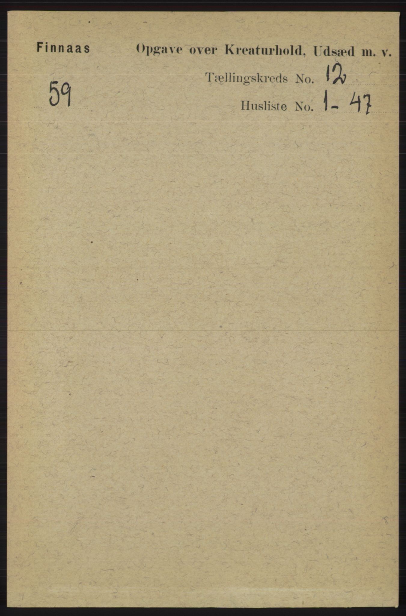 RA, Folketelling 1891 for 1218 Finnås herred, 1891, s. 7411