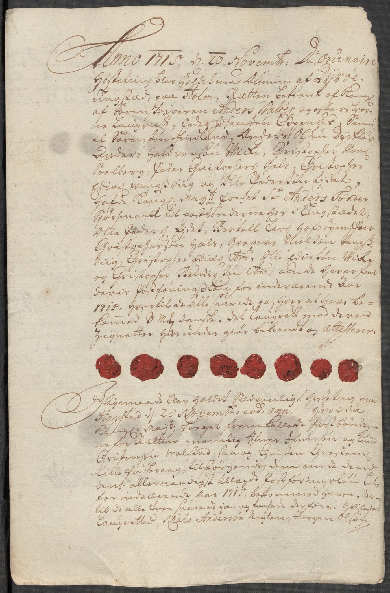 Rentekammeret inntil 1814, Reviderte regnskaper, Fogderegnskap, RA/EA-4092/R68/L4761: Fogderegnskap Senja og Troms, 1715, s. 310