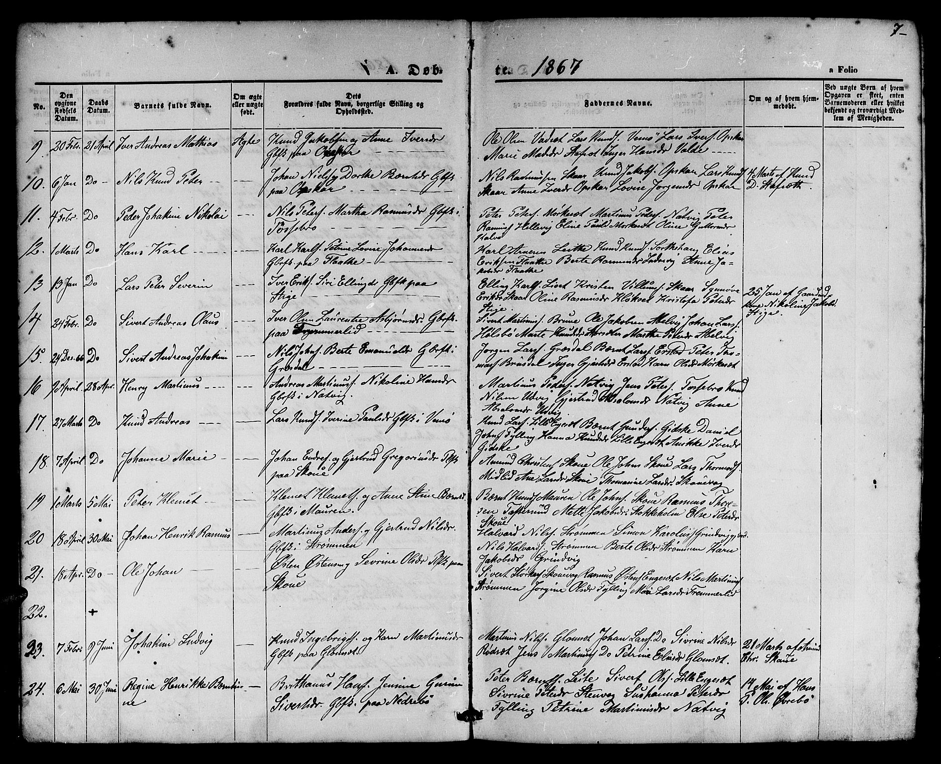 Ministerialprotokoller, klokkerbøker og fødselsregistre - Møre og Romsdal, AV/SAT-A-1454/524/L0364: Klokkerbok nr. 524C05, 1865-1879, s. 7