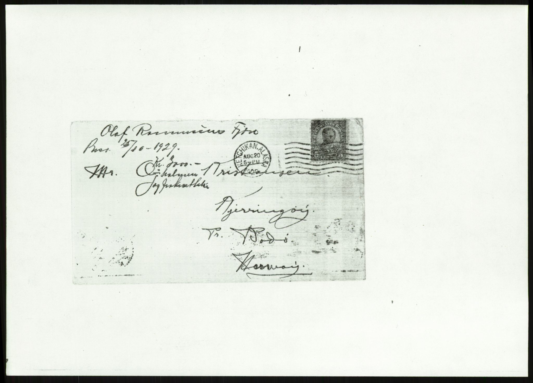 Samlinger til kildeutgivelse, Amerikabrevene, AV/RA-EA-4057/F/L0036: Innlån fra Nordland: Kjerringøyarkivet, 1838-1914, s. 167