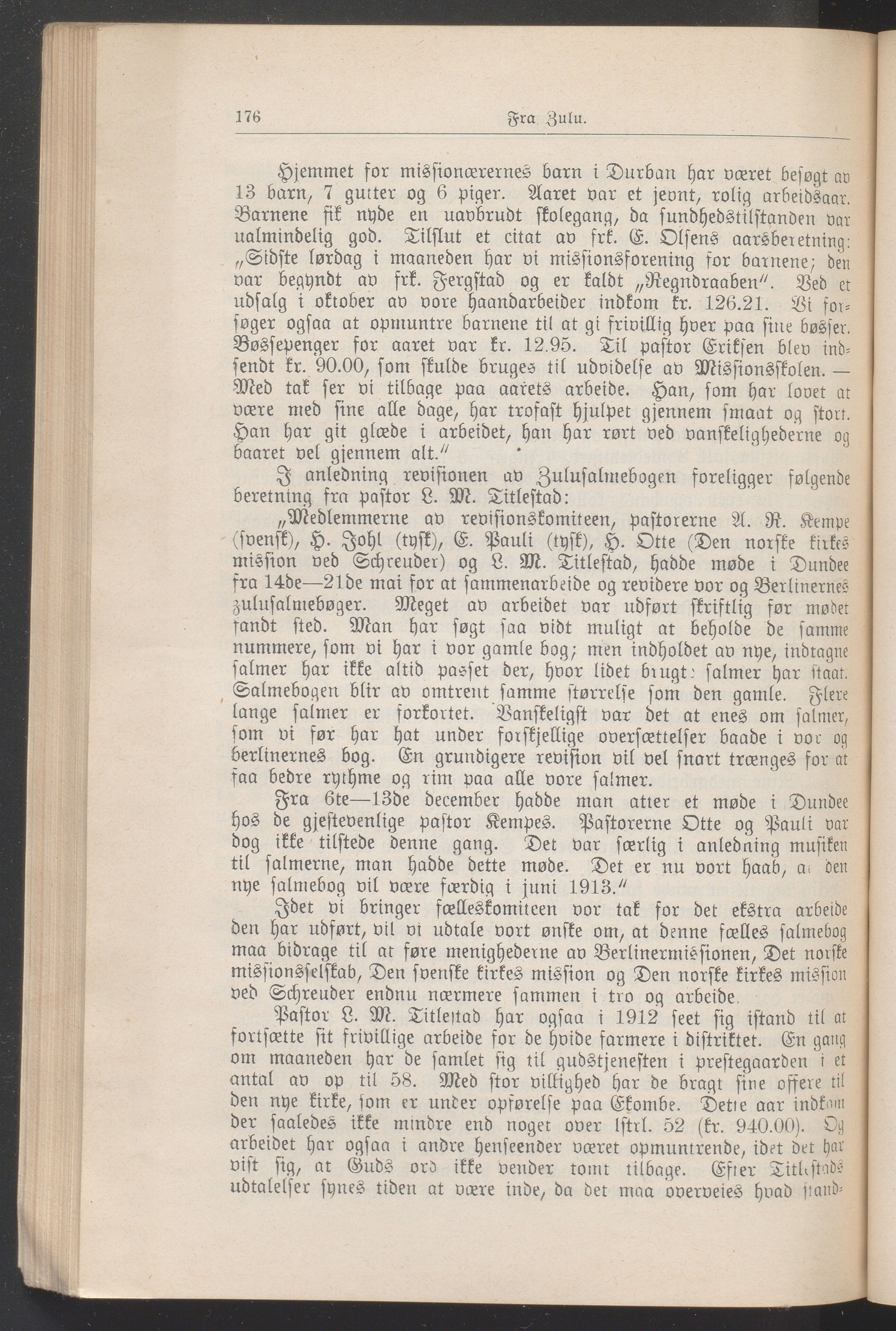 Det Norske Misjonsselskap - hovedadministrasjonen, VID/MA-A-1045/D/Db/Dba/L0341/0002: Beretninger, Bøker, Skrifter o.l   / Årsberetninger. Heftet. 71. , 1912, s. 176