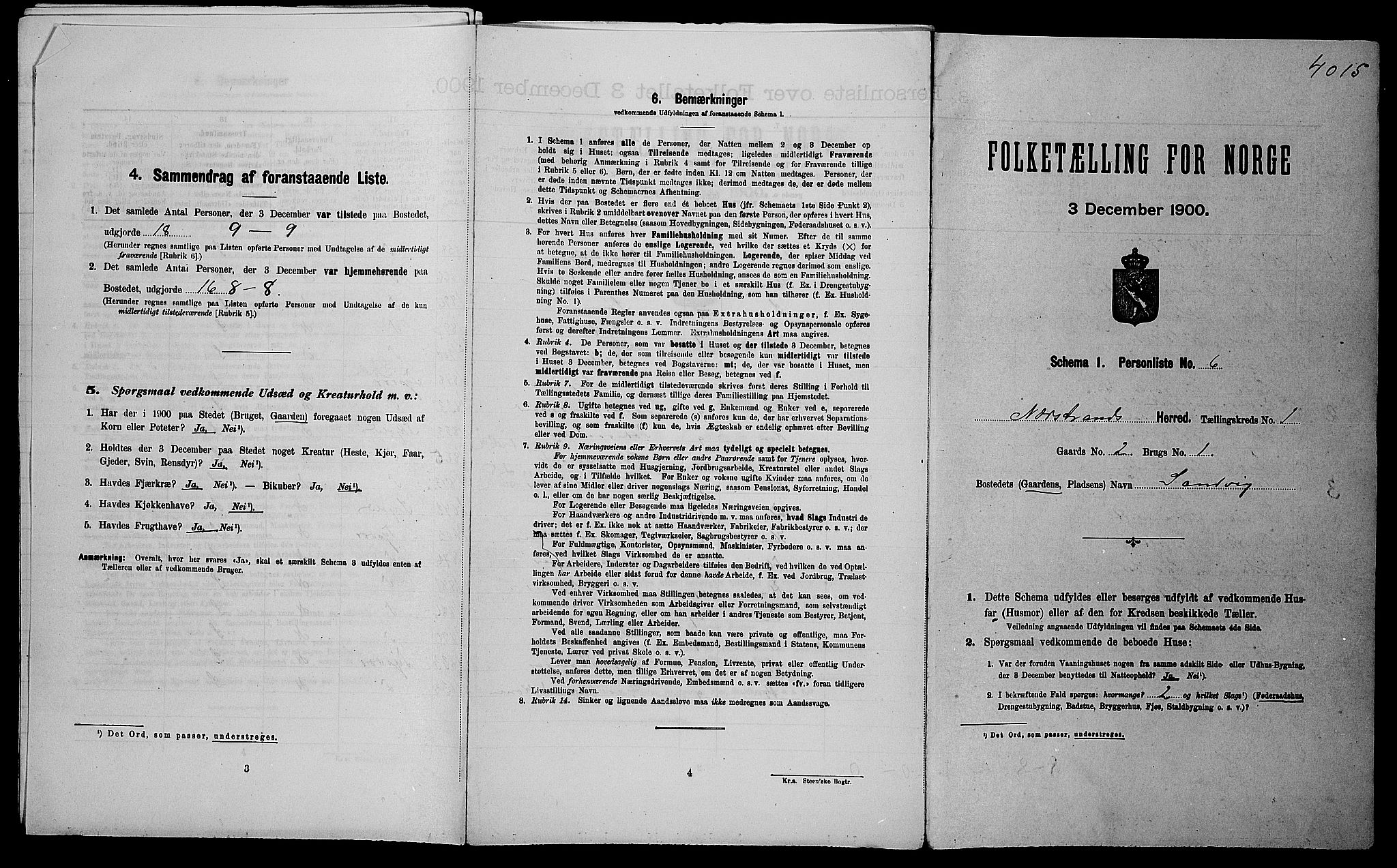 SAST, Folketelling 1900 for 1139 Nedstrand herred, 1900, s. 77