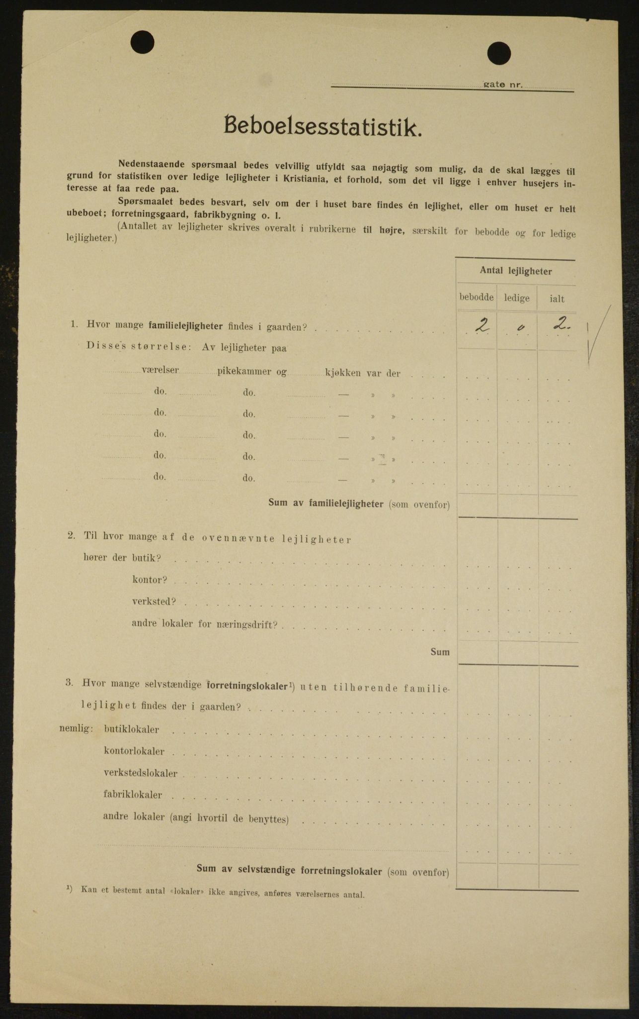 OBA, Kommunal folketelling 1.2.1909 for Kristiania kjøpstad, 1909, s. 25434