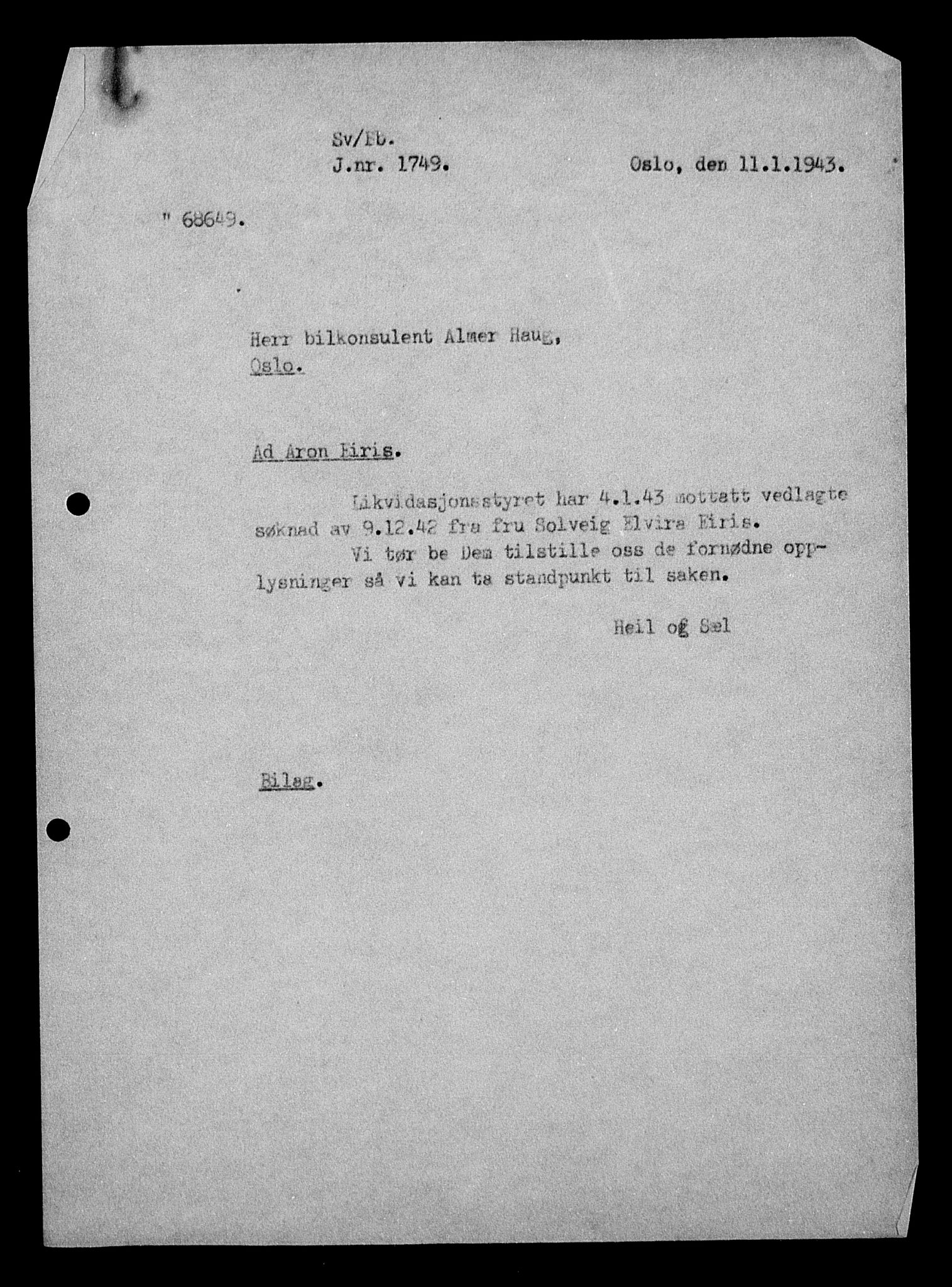 Justisdepartementet, Tilbakeføringskontoret for inndratte formuer, AV/RA-S-1564/H/Hc/Hcc/L0932: --, 1945-1947, s. 483