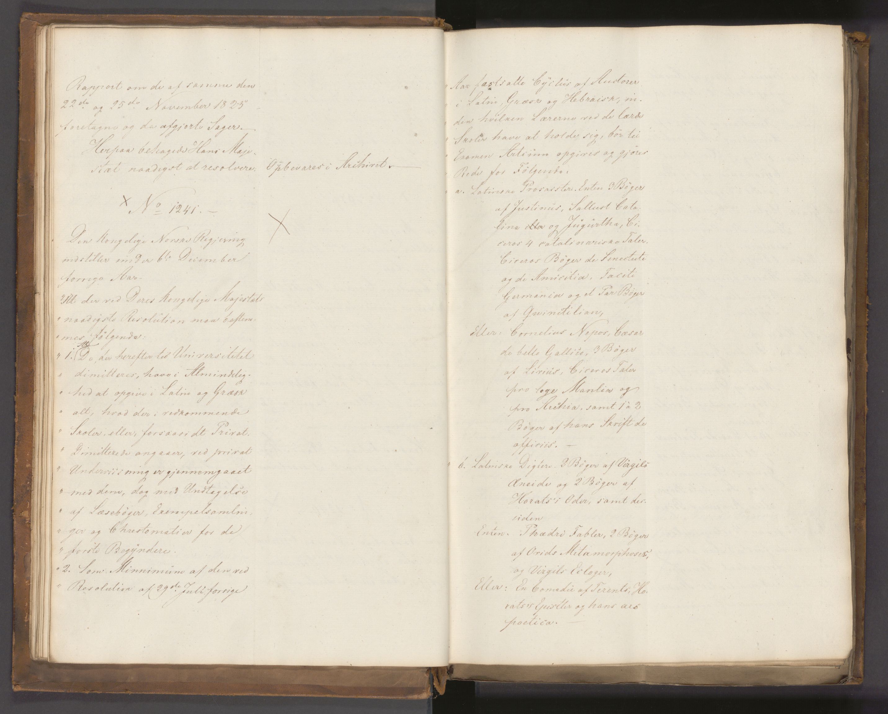 Statsrådssekretariatet, AV/RA-S-1001/A/Ab/L0022: Kgl. res. nr. 1210-1721, 1. halvår, 1826