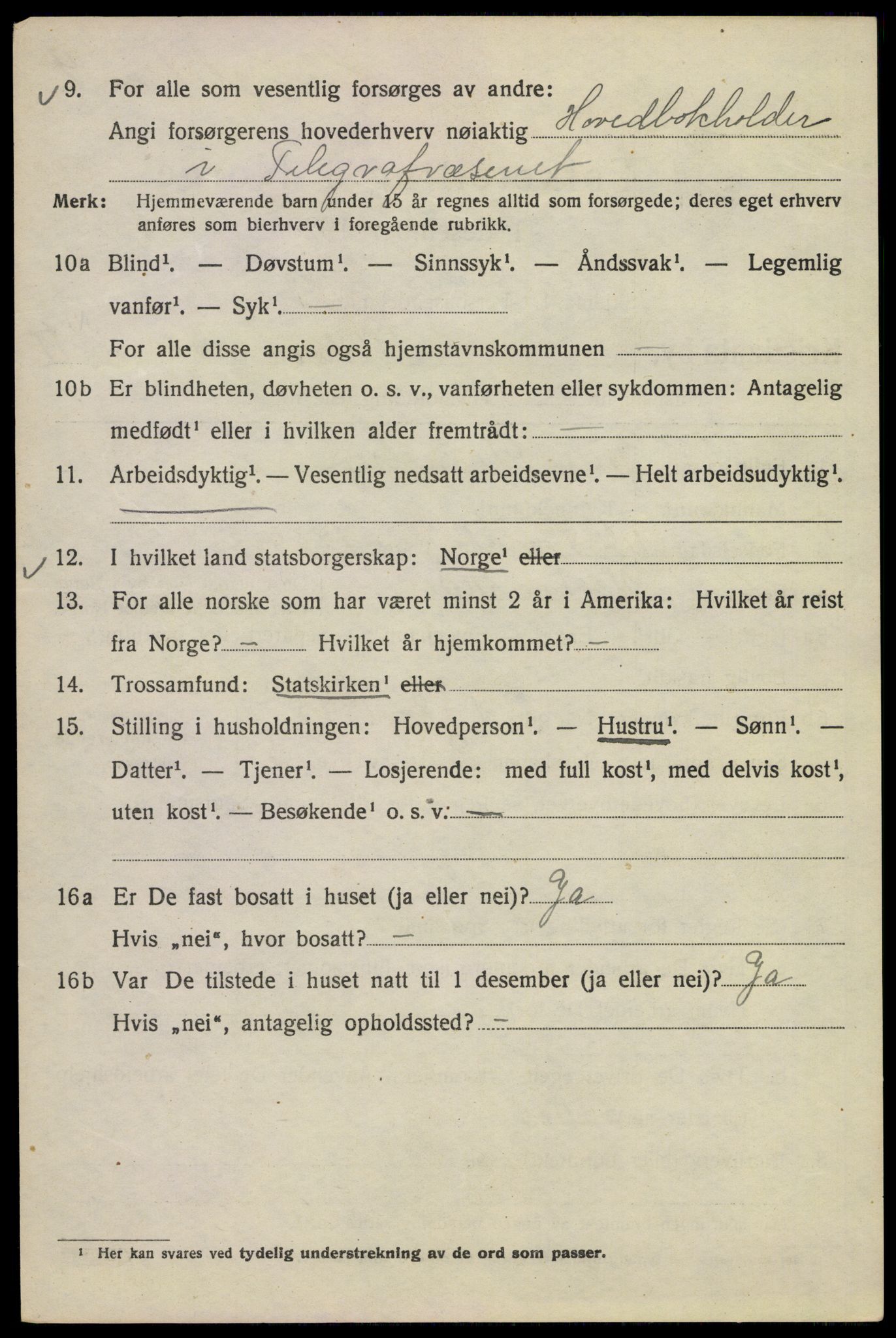 SAO, Folketelling 1920 for 0301 Kristiania kjøpstad, 1920, s. 636734