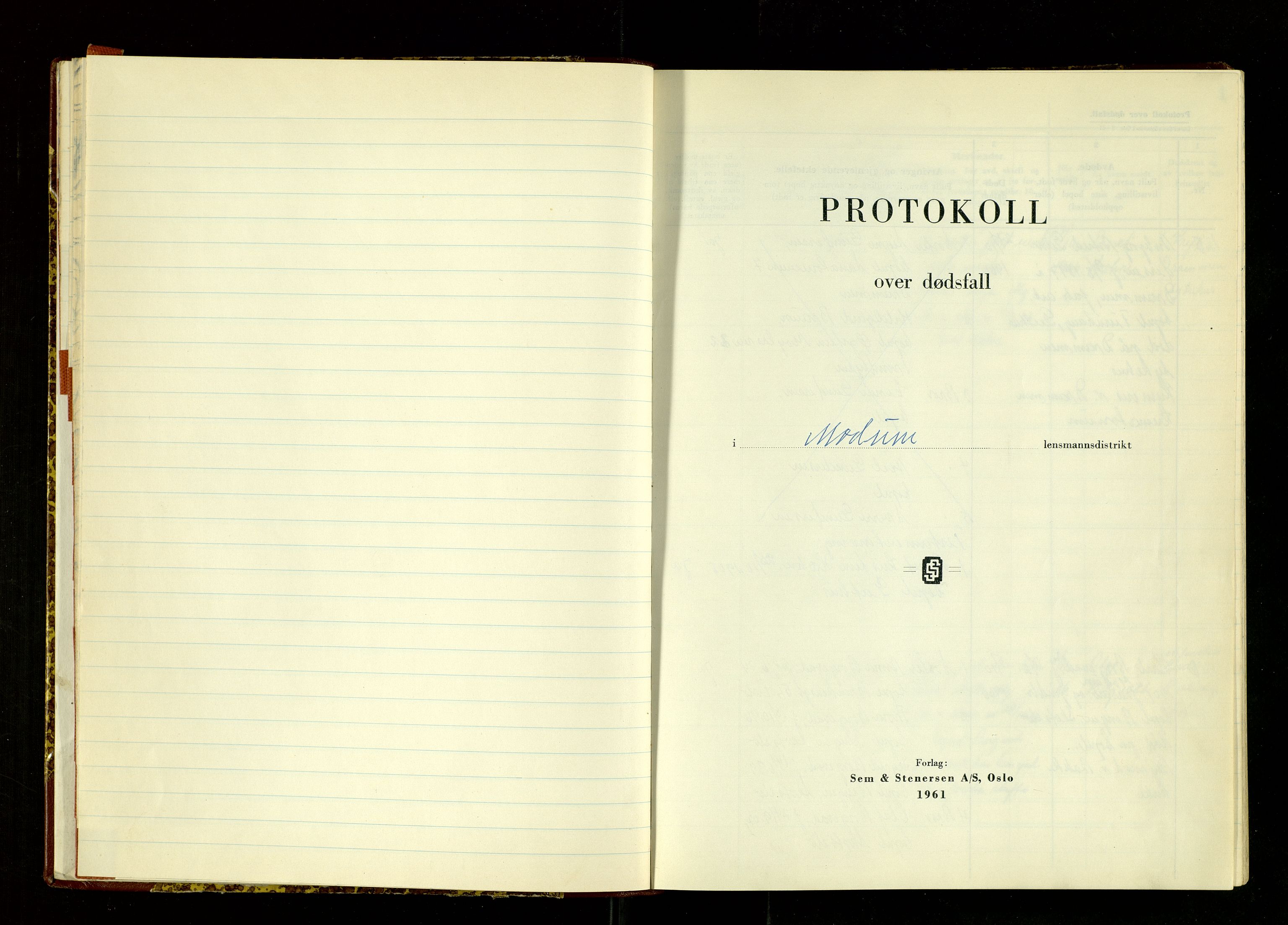 Modum lensmannskontor, AV/SAKO-A-524/H/Ha/Hac/L0003: Dødsfallsprotokoll , 1966-1969