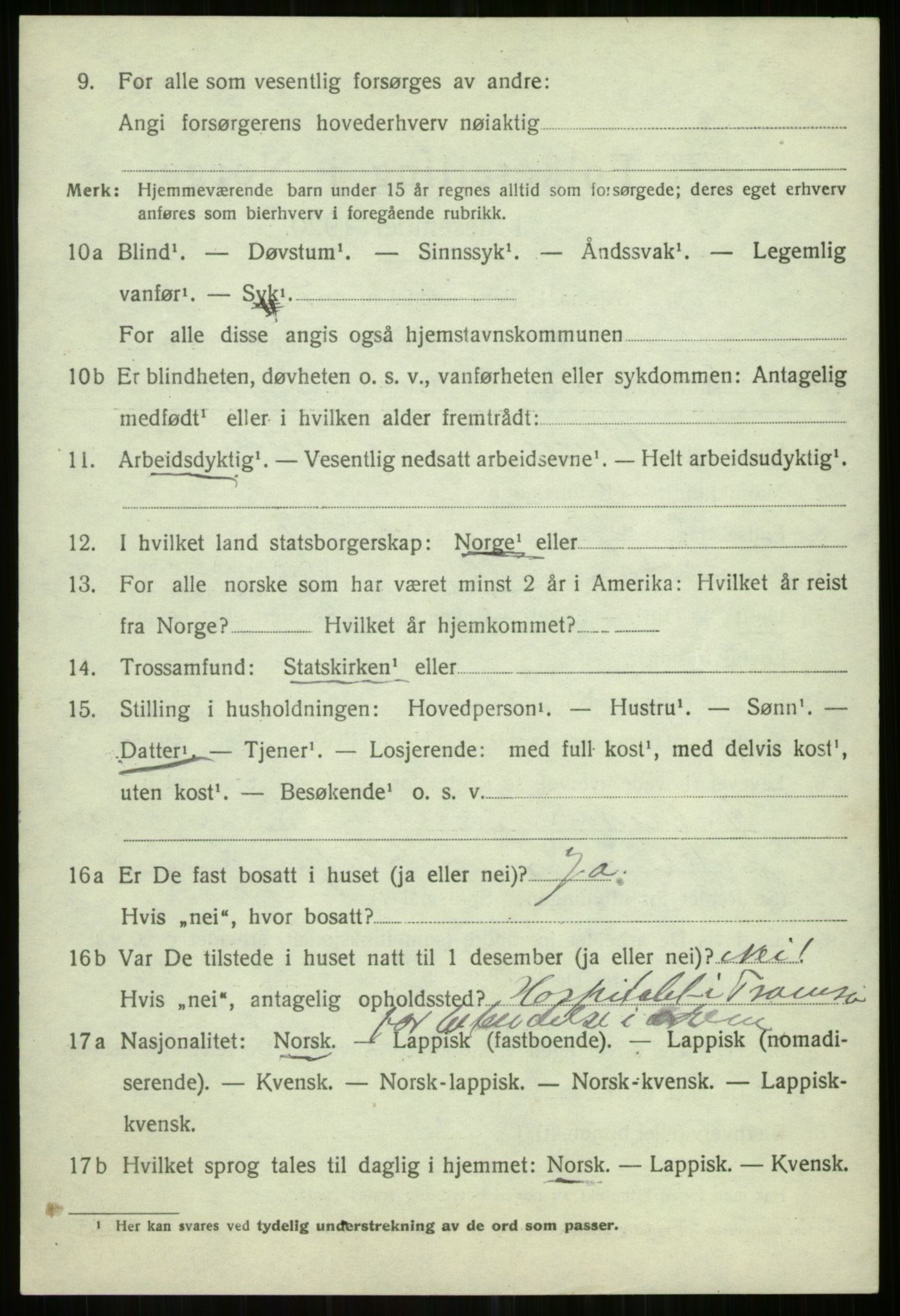 SATØ, Folketelling 1920 for 1935 Helgøy herred, 1920, s. 1990