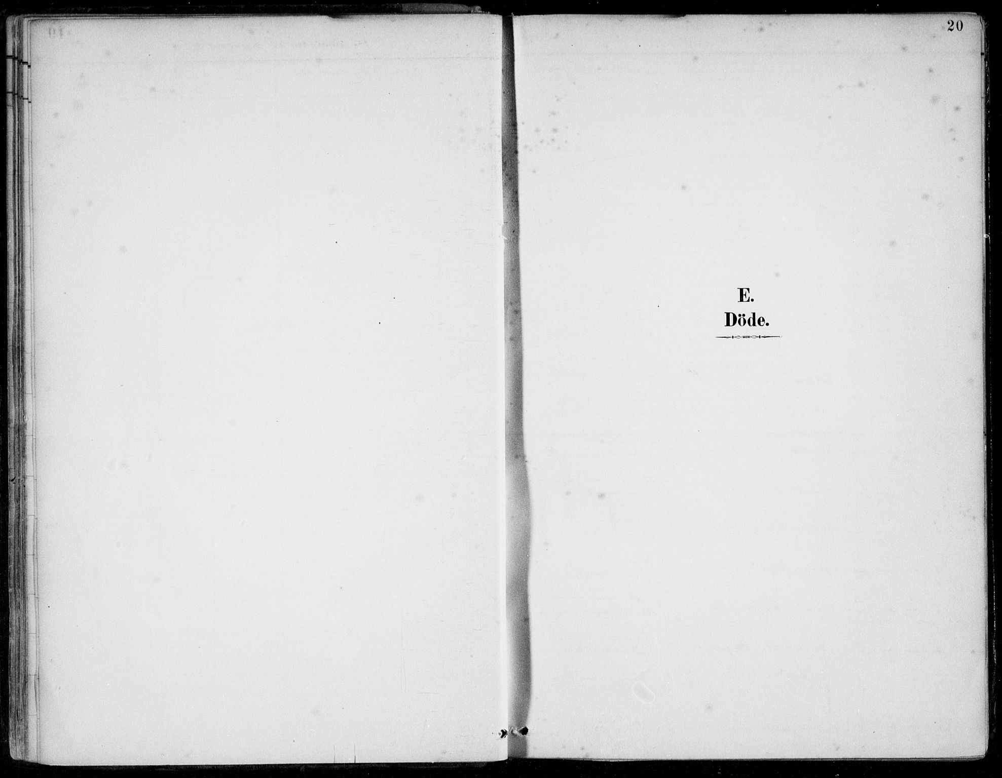 Korskirken sokneprestembete, SAB/A-76101/H/Hab: Klokkerbok nr. E 4, 1884-1910, s. 20