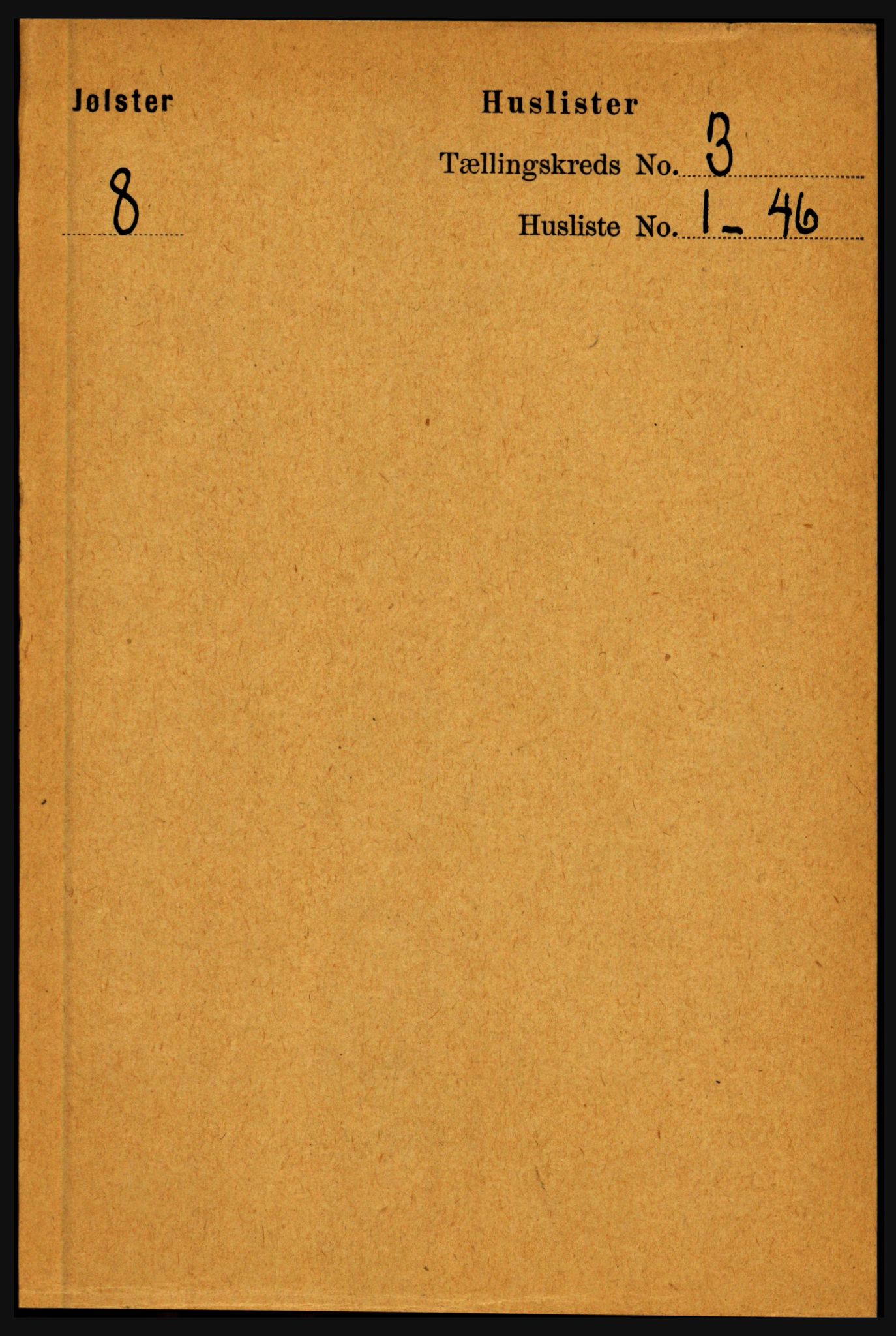 RA, Folketelling 1891 for 1431 Jølster herred, 1891, s. 913
