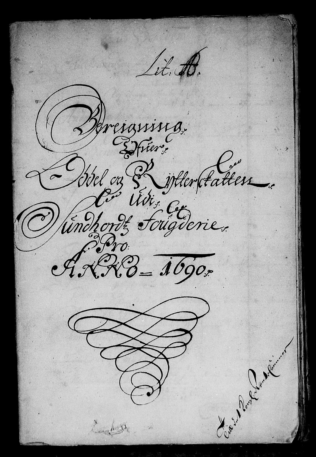 Rentekammeret inntil 1814, Reviderte regnskaper, Stiftamtstueregnskaper, Bergen stiftamt, AV/RA-EA-6043/R/Rc/L0092: Bergen stiftamt, 1689-1690