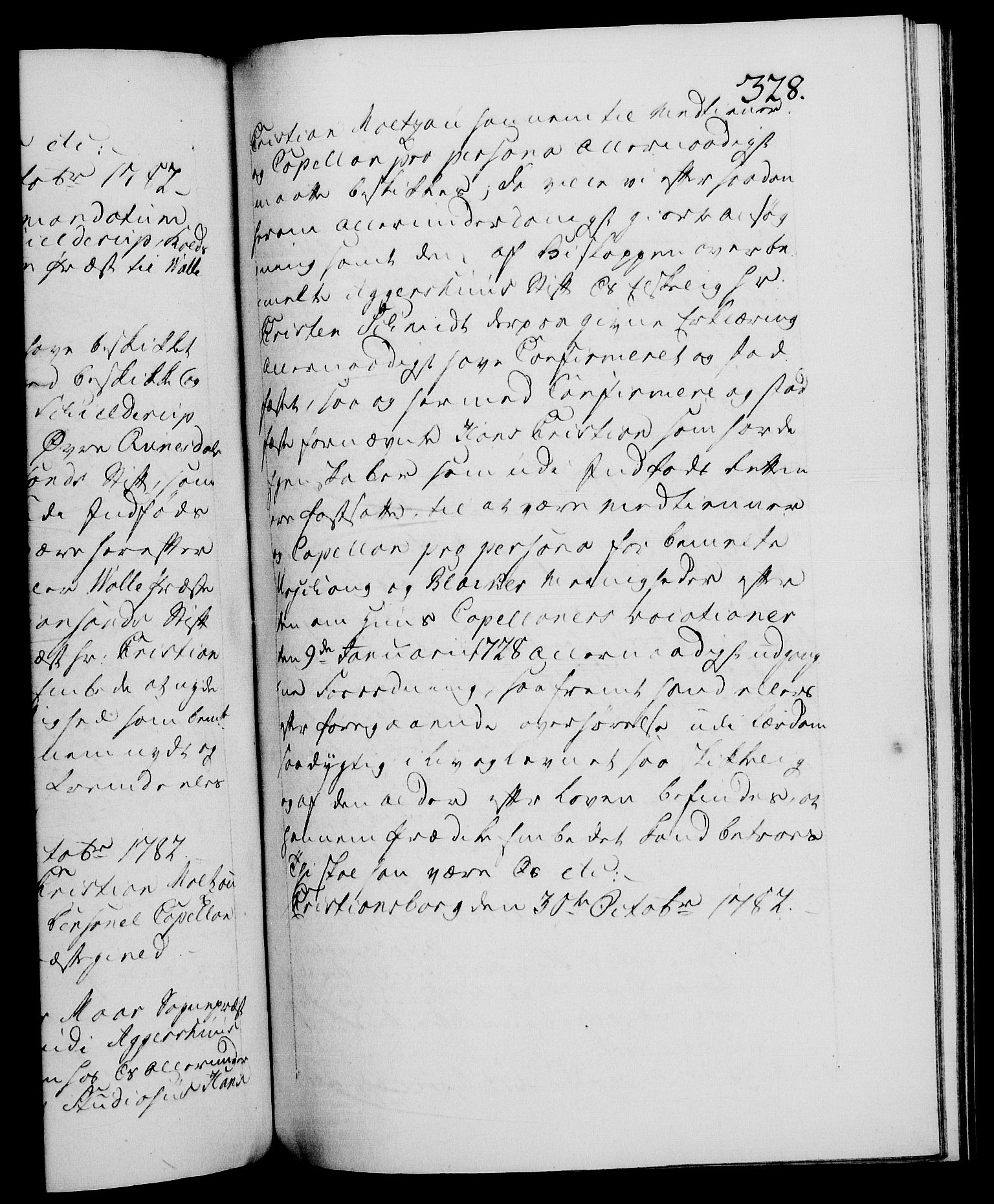 Danske Kanselli 1572-1799, RA/EA-3023/F/Fc/Fca/Fcaa/L0049: Norske registre, 1782-1783, s. 328a