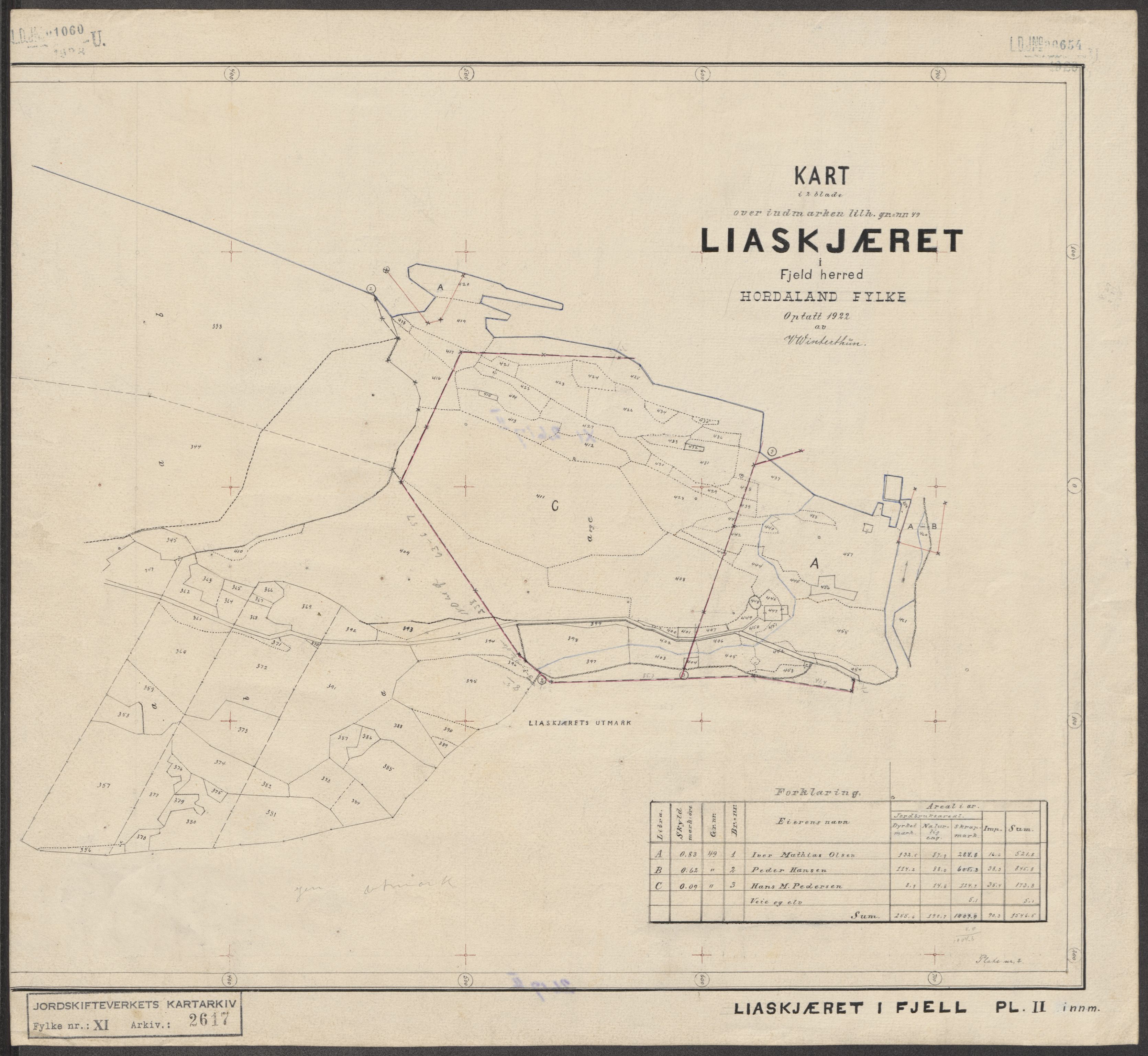 Jordskifteverkets kartarkiv, RA/S-3929/T, 1859-1988, s. 2945