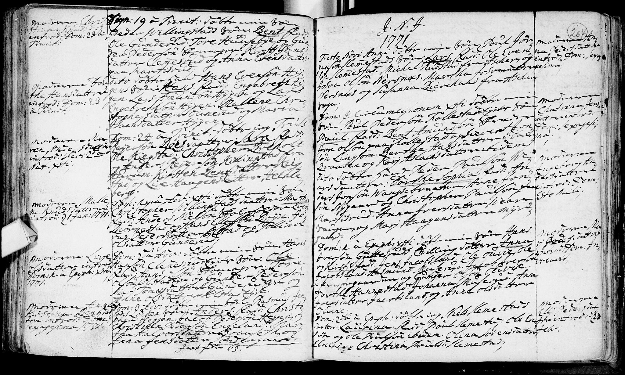 Røyken kirkebøker, SAKO/A-241/F/Fa/L0002: Ministerialbok nr. 2, 1731-1782, s. 264