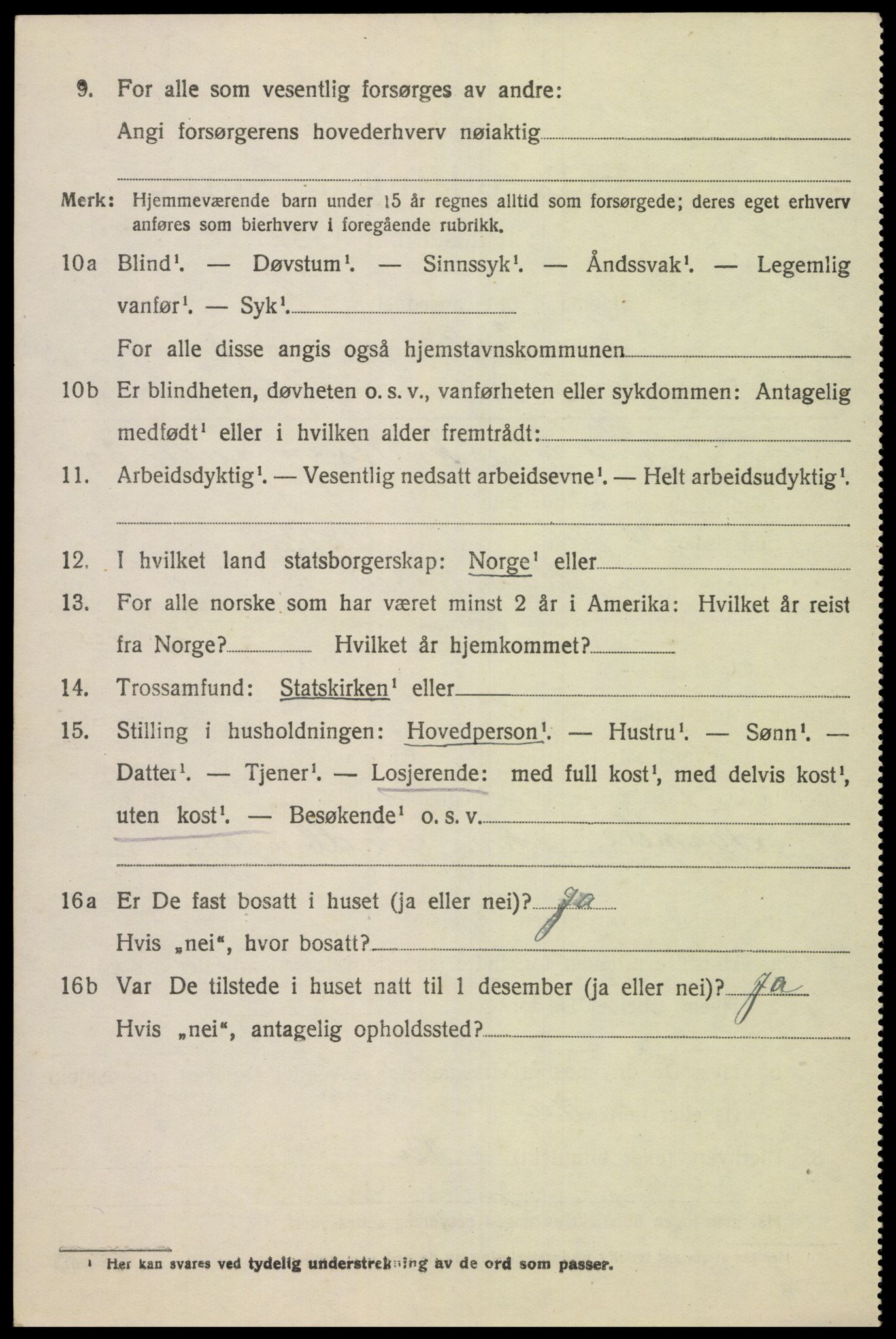 SAK, Folketelling 1920 for 1023 Finsland herred, 1920, s. 1995