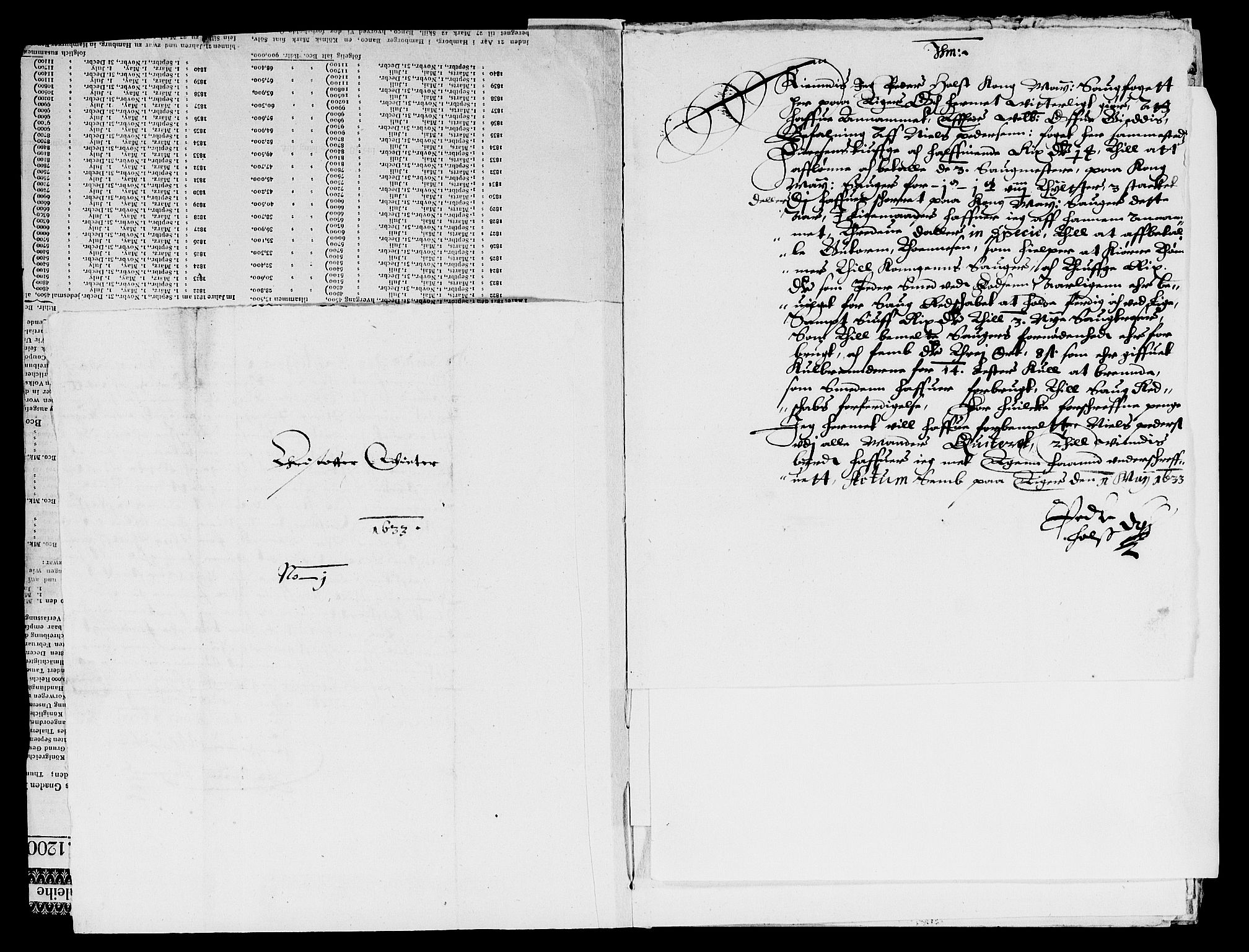 Rentekammeret inntil 1814, Reviderte regnskaper, Lensregnskaper, AV/RA-EA-5023/R/Rb/Rbl/L0005: Brunla len med Eiker len 1626-37, 1632-1635