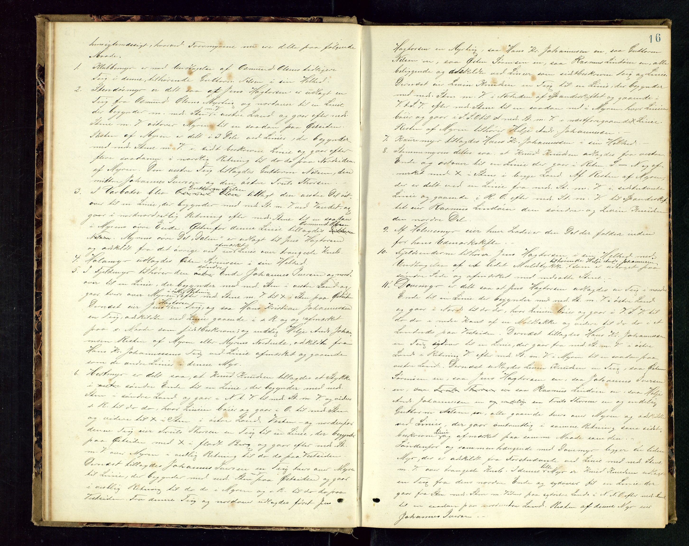 Rogaland jordskifterett, AV/SAST-A-102426/Oa/L0047: Forhandlingsprotokoll, 1879-1881, s. 16