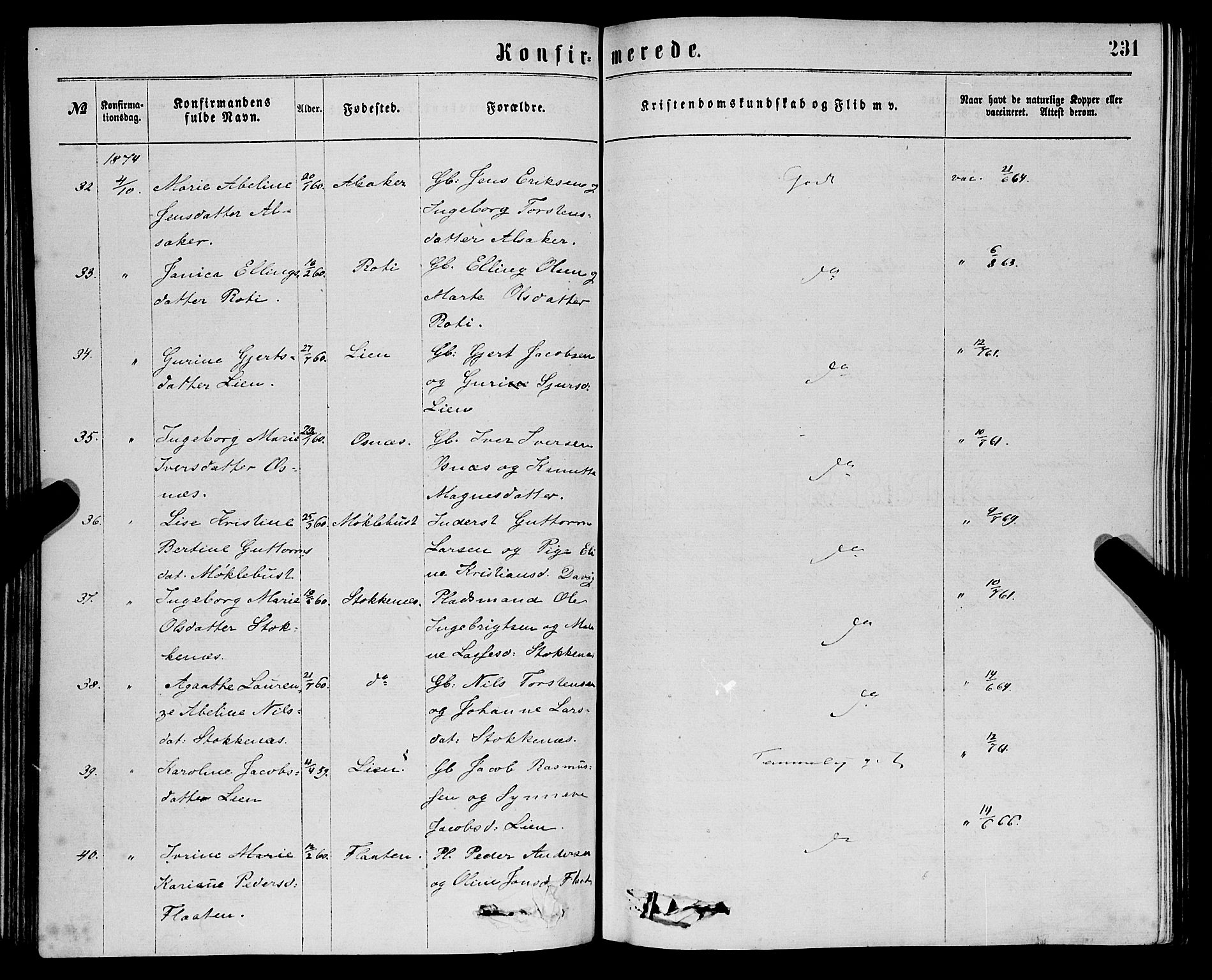 Eid sokneprestembete, AV/SAB-A-82301/H/Haa/Haaa/L0010: Ministerialbok nr. A 10, 1867-1878, s. 231