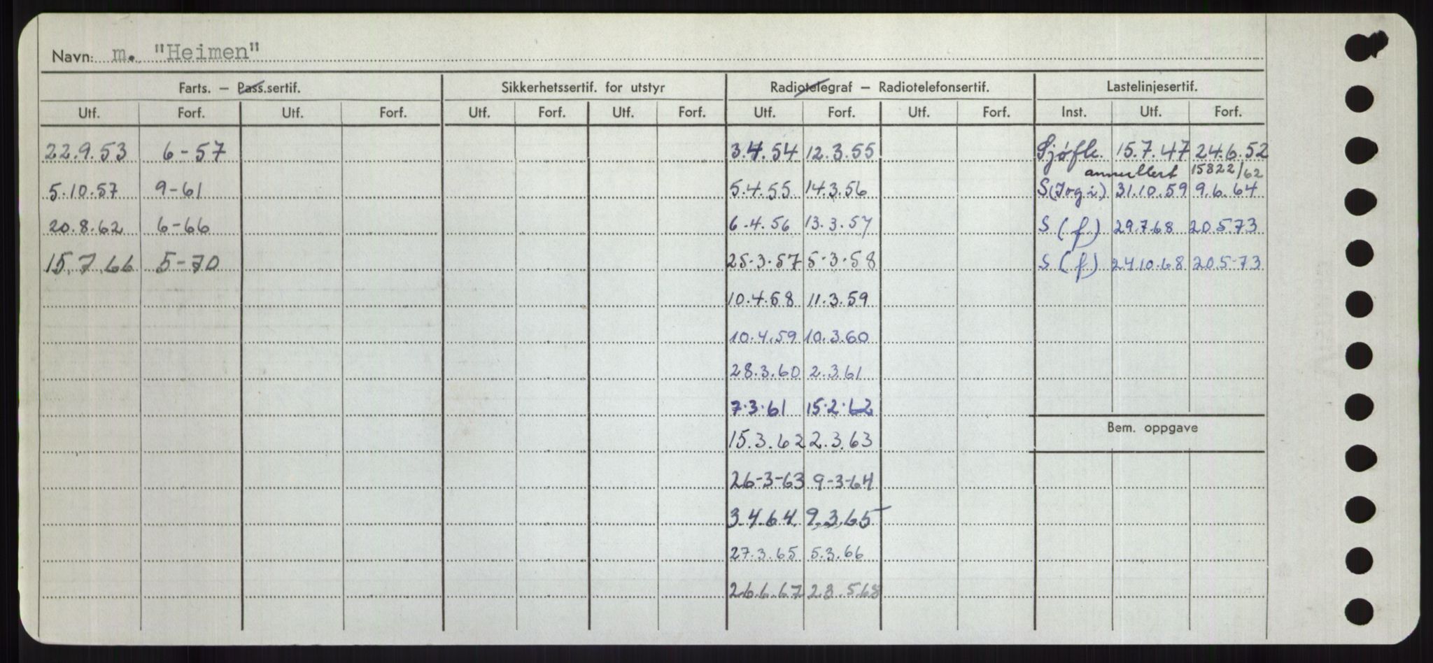 Sjøfartsdirektoratet med forløpere, Skipsmålingen, AV/RA-S-1627/H/Hd/L0015: Fartøy, Havm-Hey, s. 190