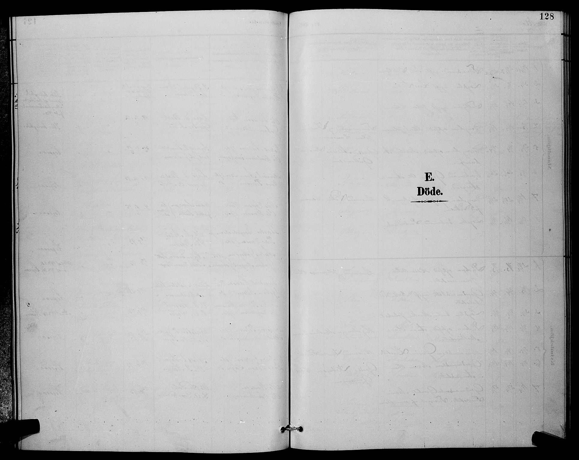 Sørum prestekontor Kirkebøker, SAO/A-10303/G/Ga/L0005: Klokkerbok nr. I 5.1, 1886-1894, s. 128