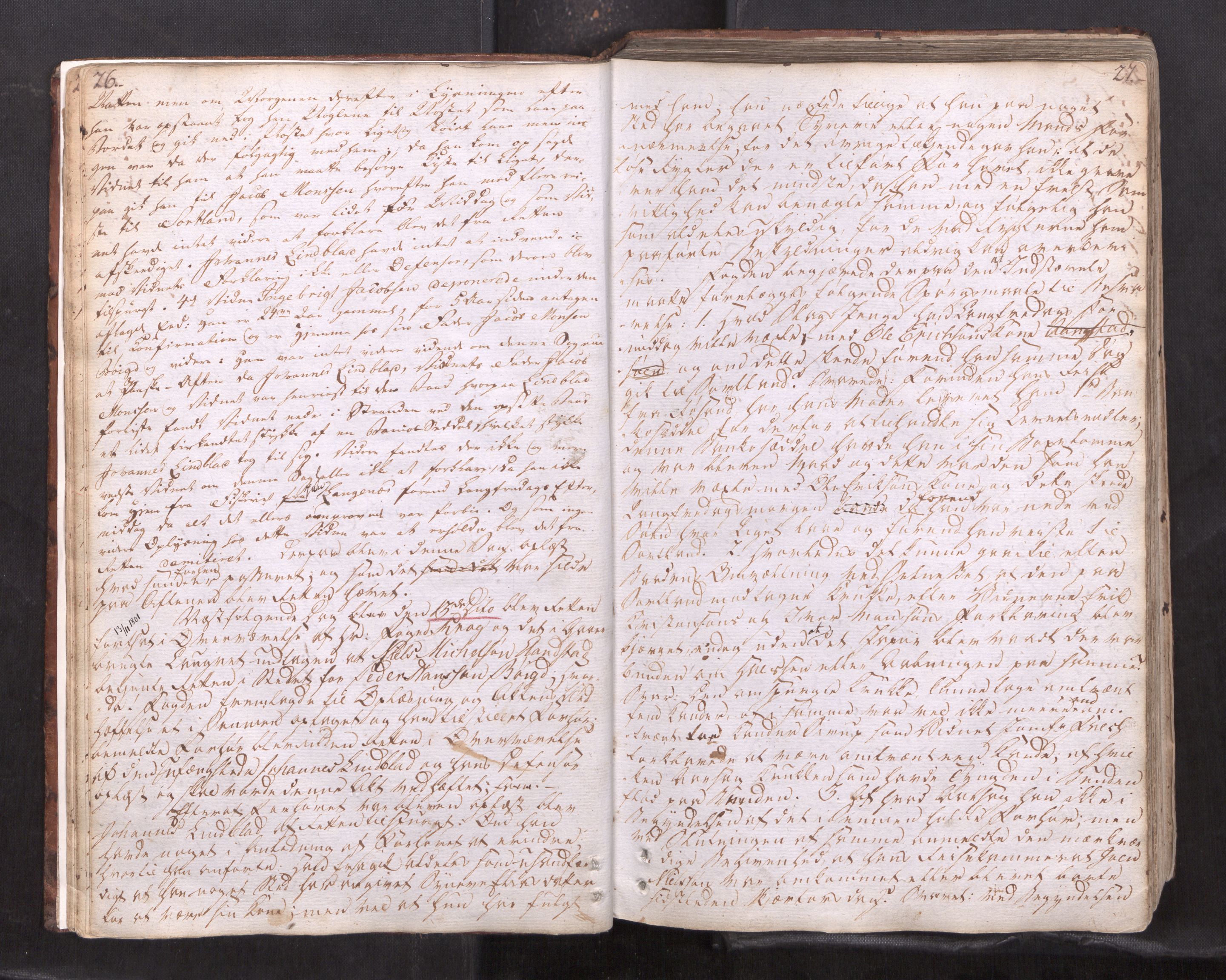 Vesterålen sorenskriveri, AV/SAT-A-4180/1/1/1A/L0014: Tingbok, 1801-1805, s. 26-27