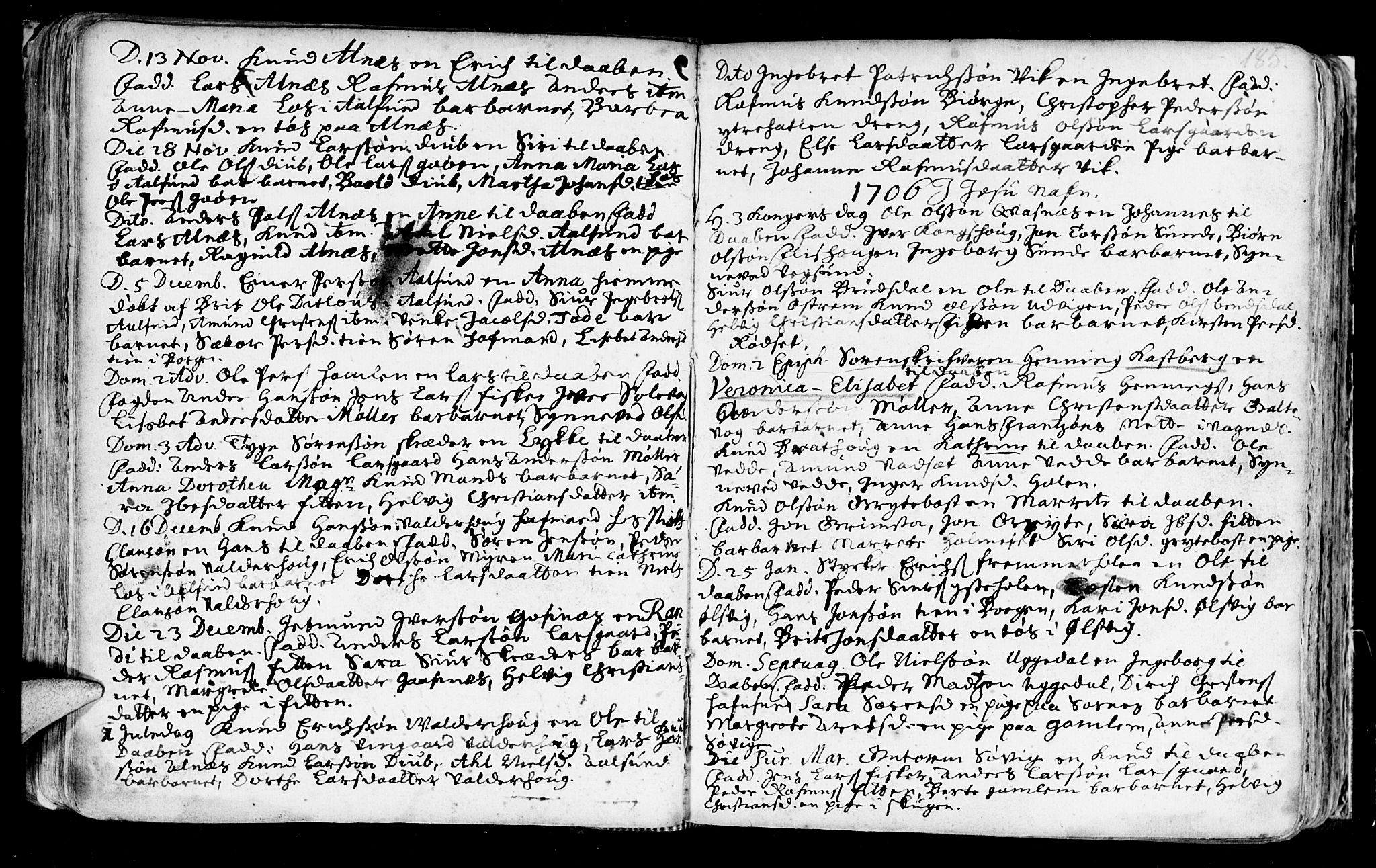 Ministerialprotokoller, klokkerbøker og fødselsregistre - Møre og Romsdal, AV/SAT-A-1454/528/L0390: Ministerialbok nr. 528A01, 1698-1739, s. 184-185