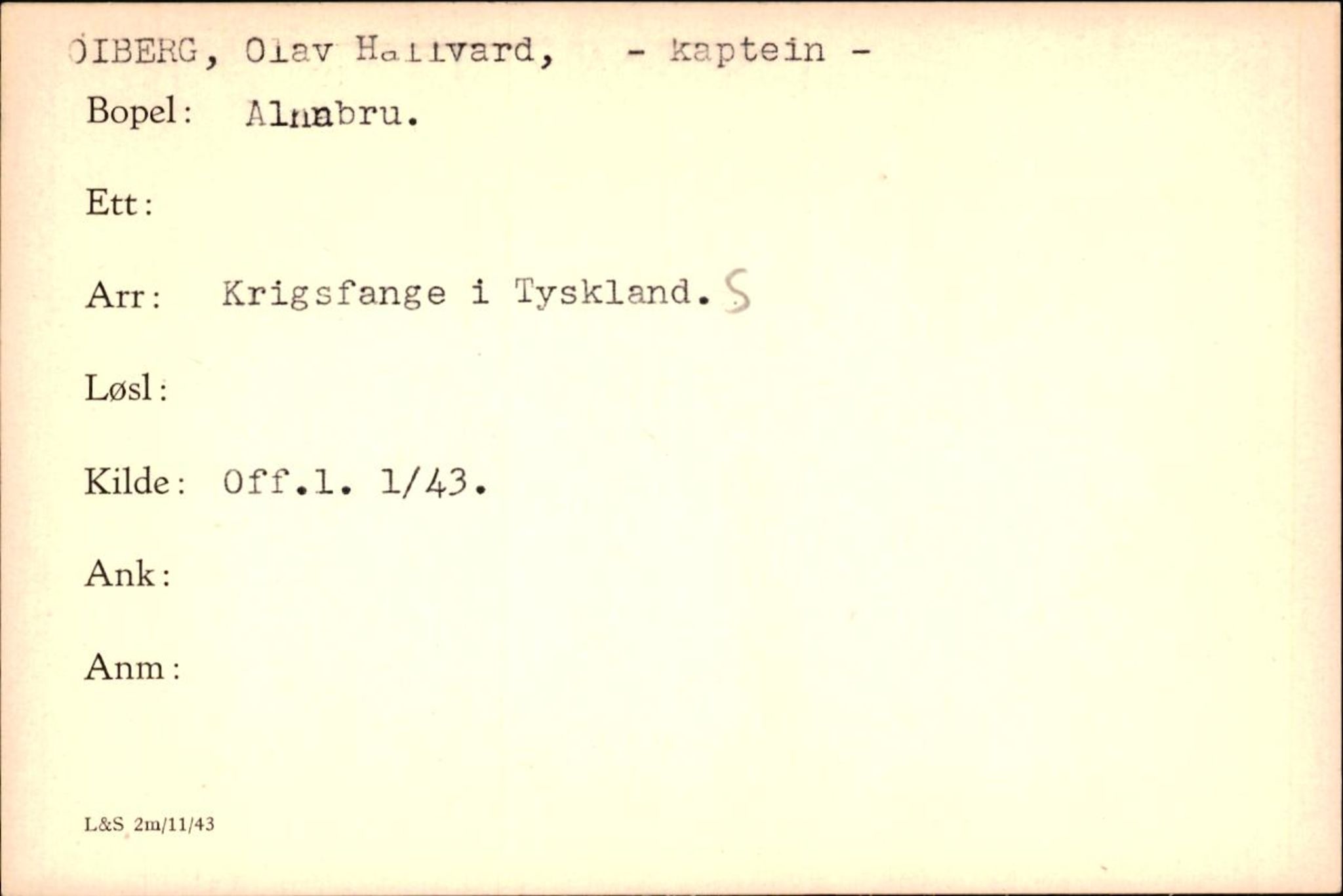 Forsvaret, Forsvarets krigshistoriske avdeling, AV/RA-RAFA-2017/Y/Yf/L0200: II-C-11-2102  -  Norske krigsfanger i Tyskland, 1940-1945, s. 1151