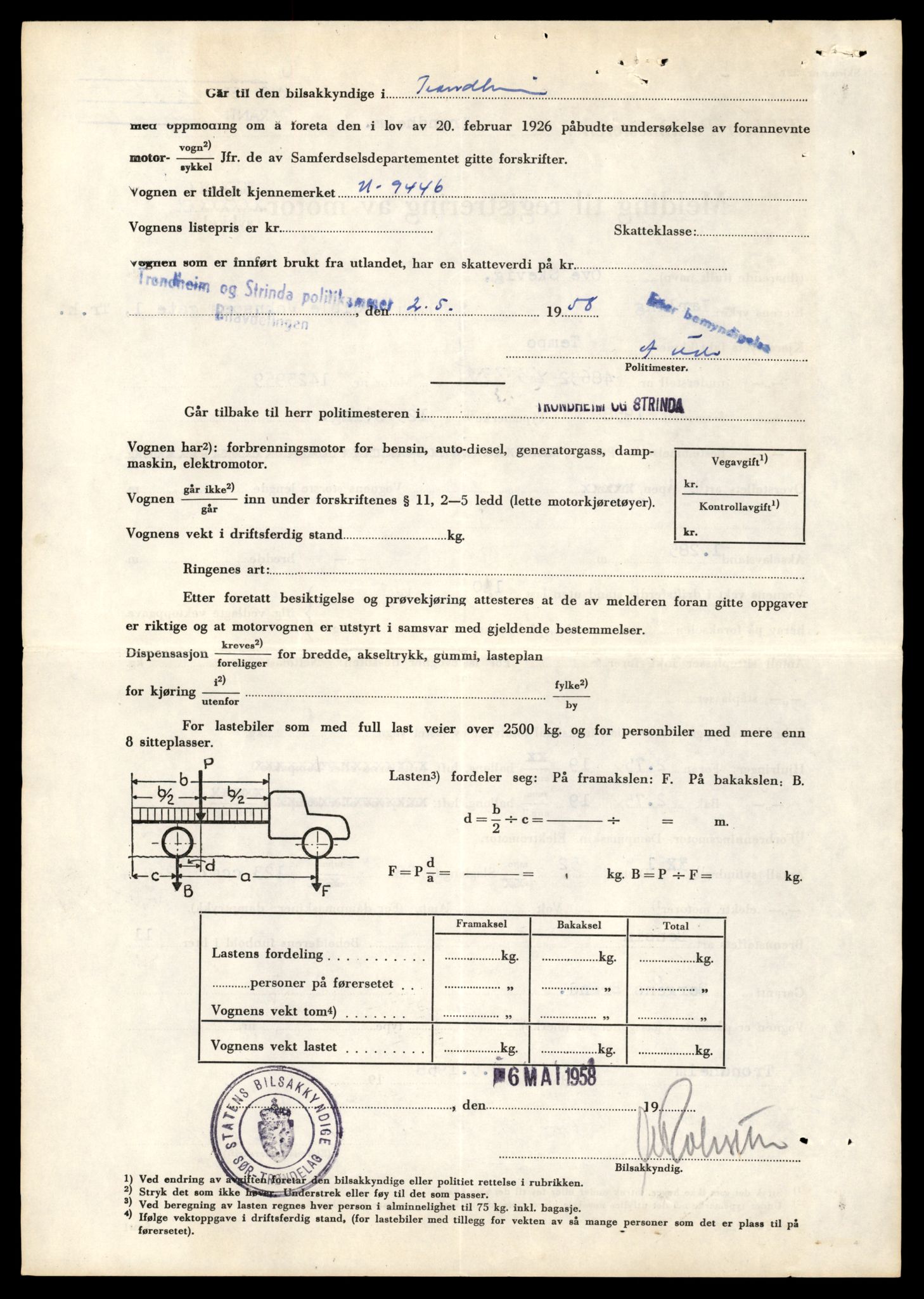 Møre og Romsdal vegkontor - Ålesund trafikkstasjon, AV/SAT-A-4099/F/Fe/L0037: Registreringskort for kjøretøy T 13031 - T 13179, 1927-1998, s. 1520
