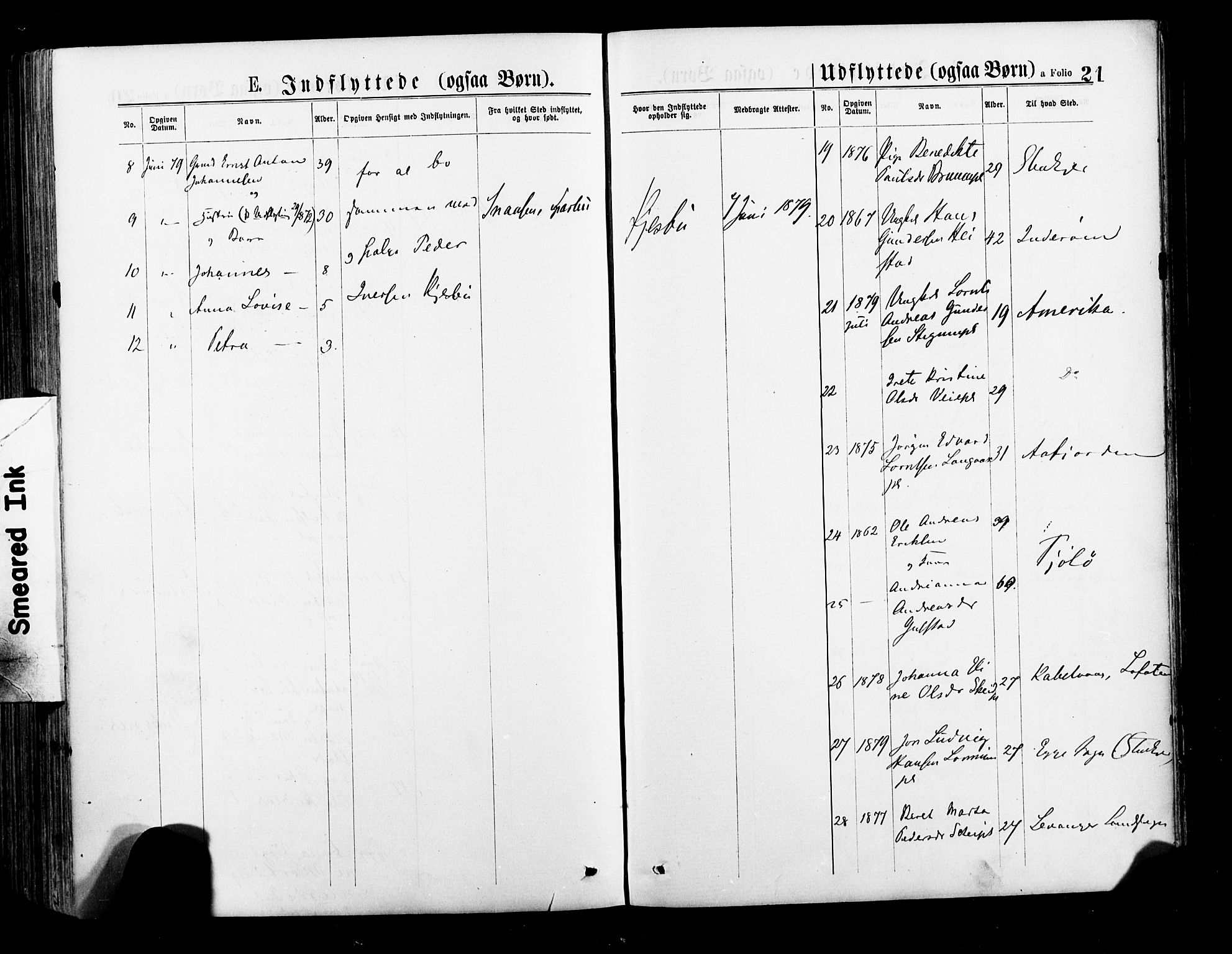Ministerialprotokoller, klokkerbøker og fødselsregistre - Nord-Trøndelag, SAT/A-1458/735/L0348: Ministerialbok nr. 735A09 /1, 1873-1883, s. 21