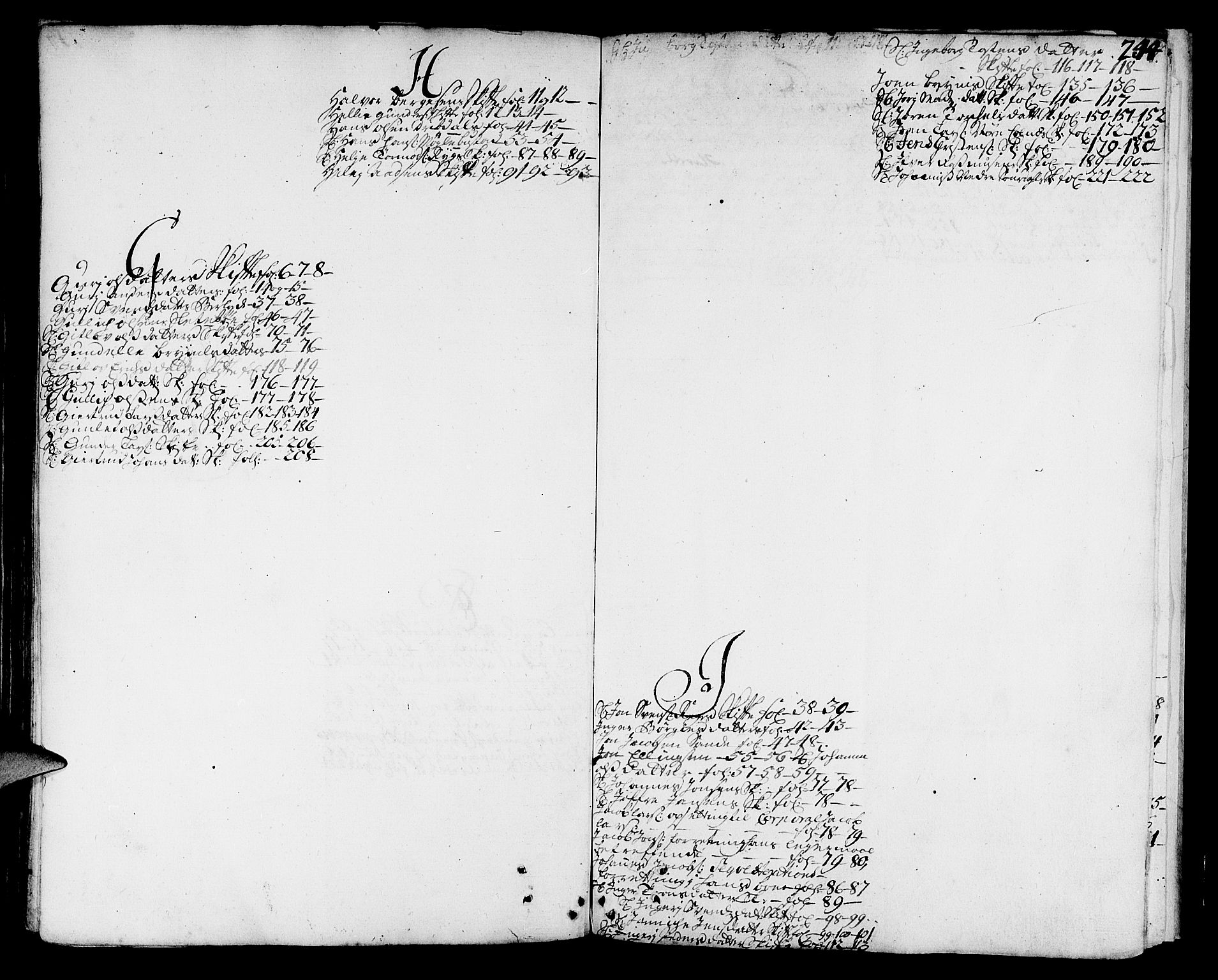 Jæren og Dalane sorenskriveri, SAST/A-100306/5/50BA/L0007: SKIFTEPROTOKOLL, 1727-1730, s. 243b-244a