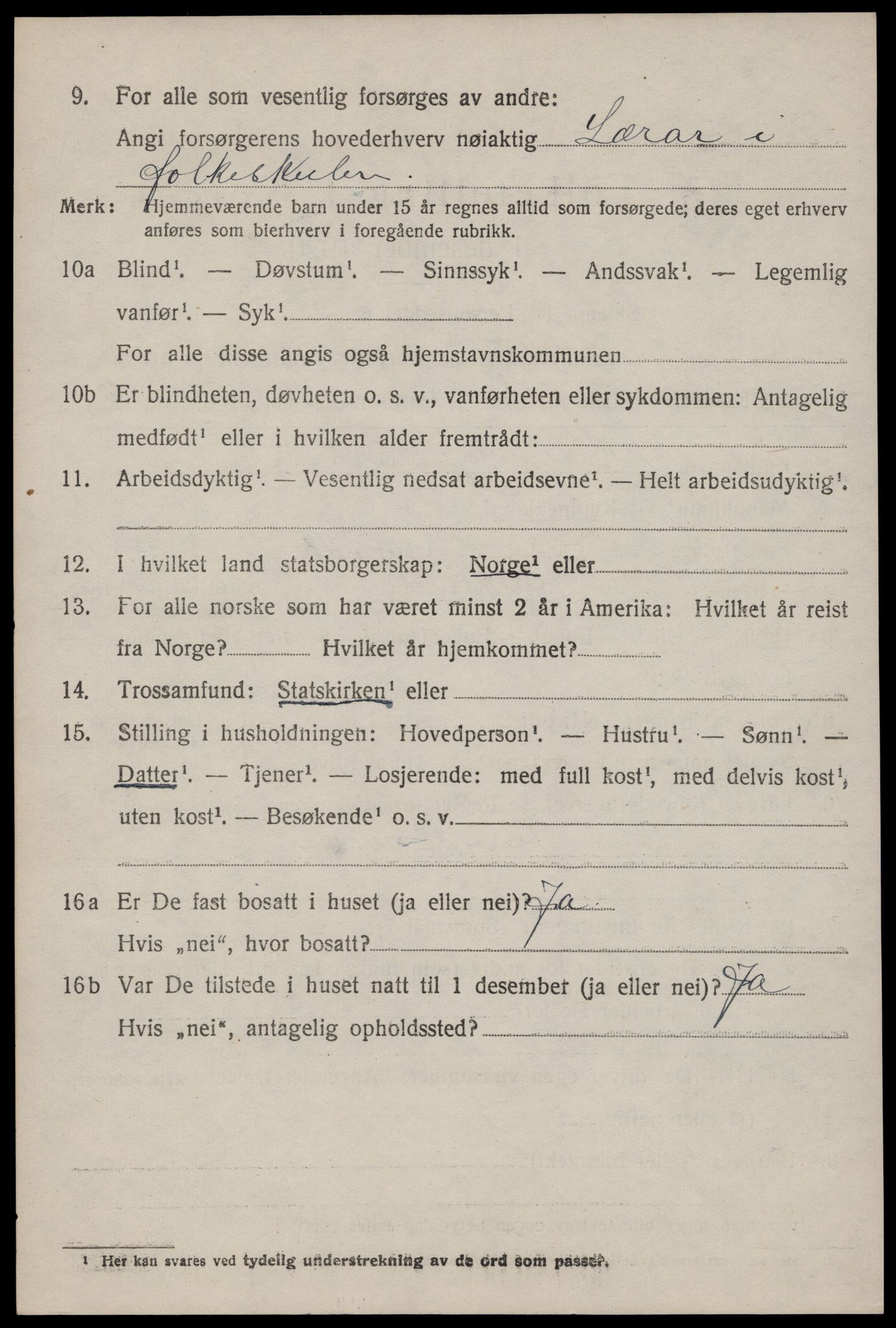 SAKO, Folketelling 1920 for 0829 Kviteseid herred, 1920, s. 5912
