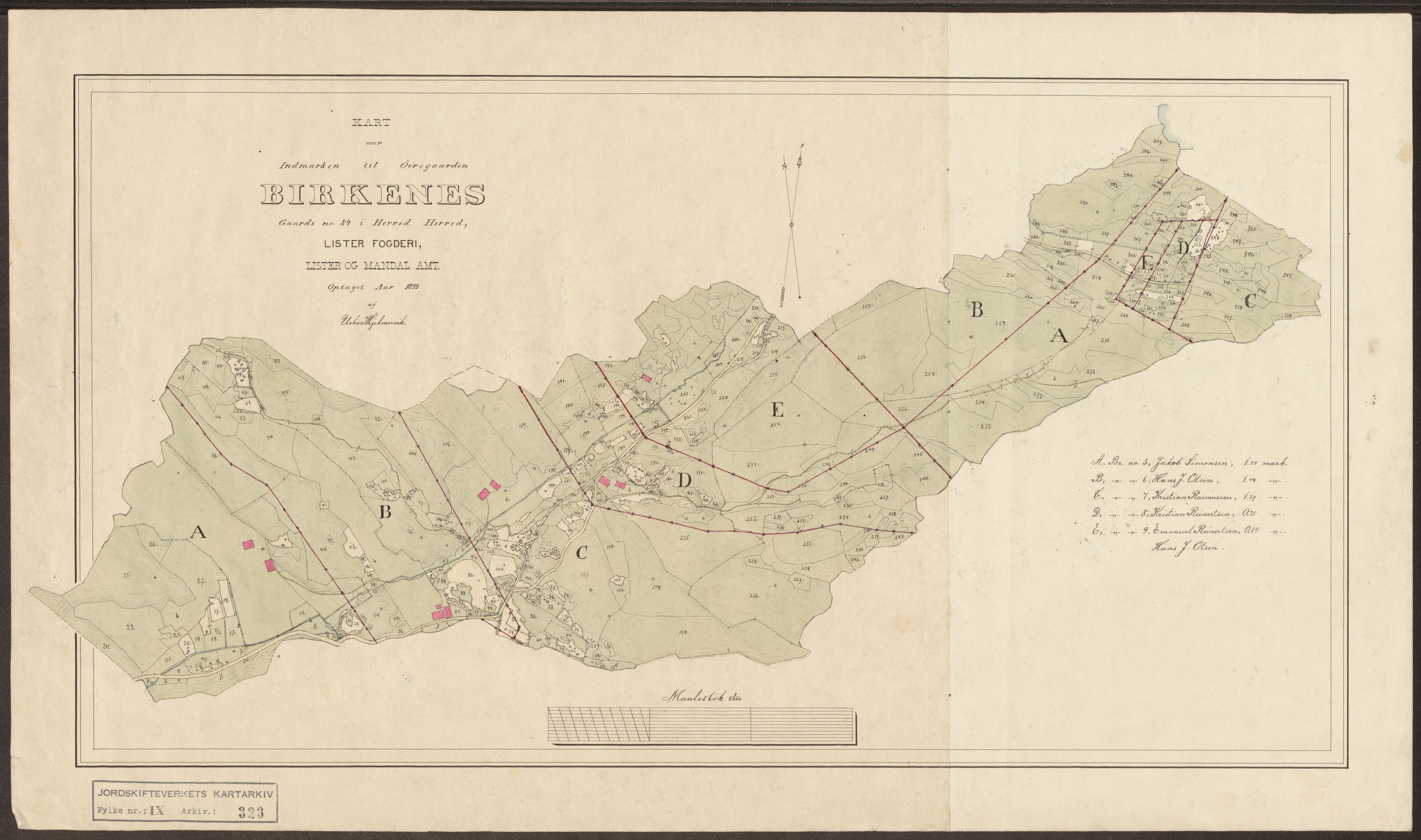 Jordskifteverkets kartarkiv, AV/RA-S-3929/T, 1859-1988, s. 371