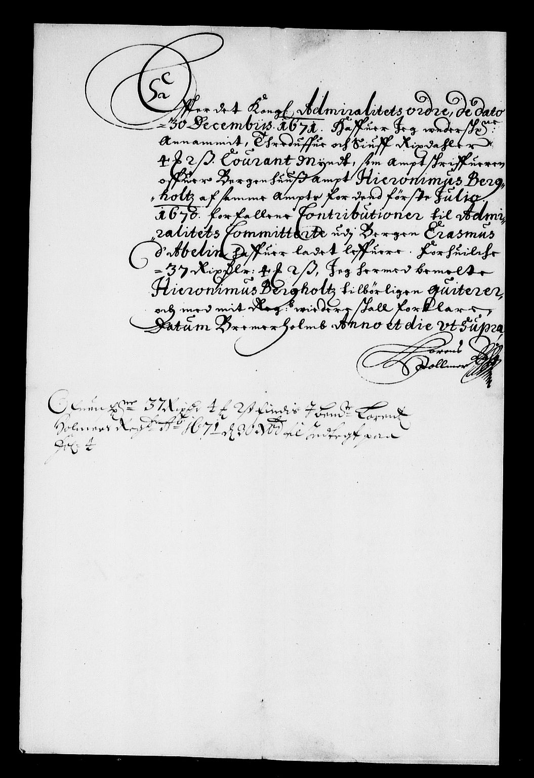 Rentekammeret inntil 1814, Reviderte regnskaper, Stiftamtstueregnskaper, Bergen stiftamt, AV/RA-EA-6043/R/Rc/L0032: Bergen stiftamt, 1667-1670