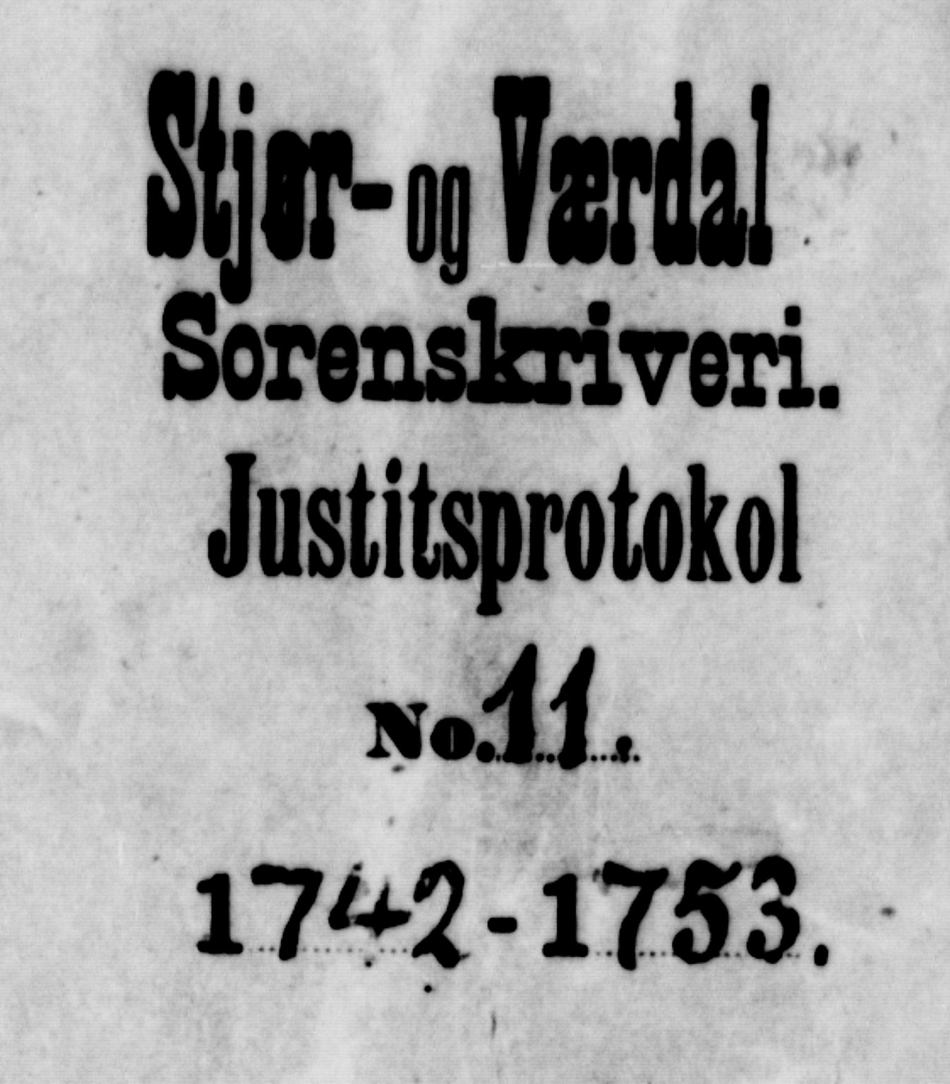 Stjør- og Verdal sorenskriveri, AV/SAT-A-4167/1/1/1Aa/L0011: Tingbok, 1742-1753