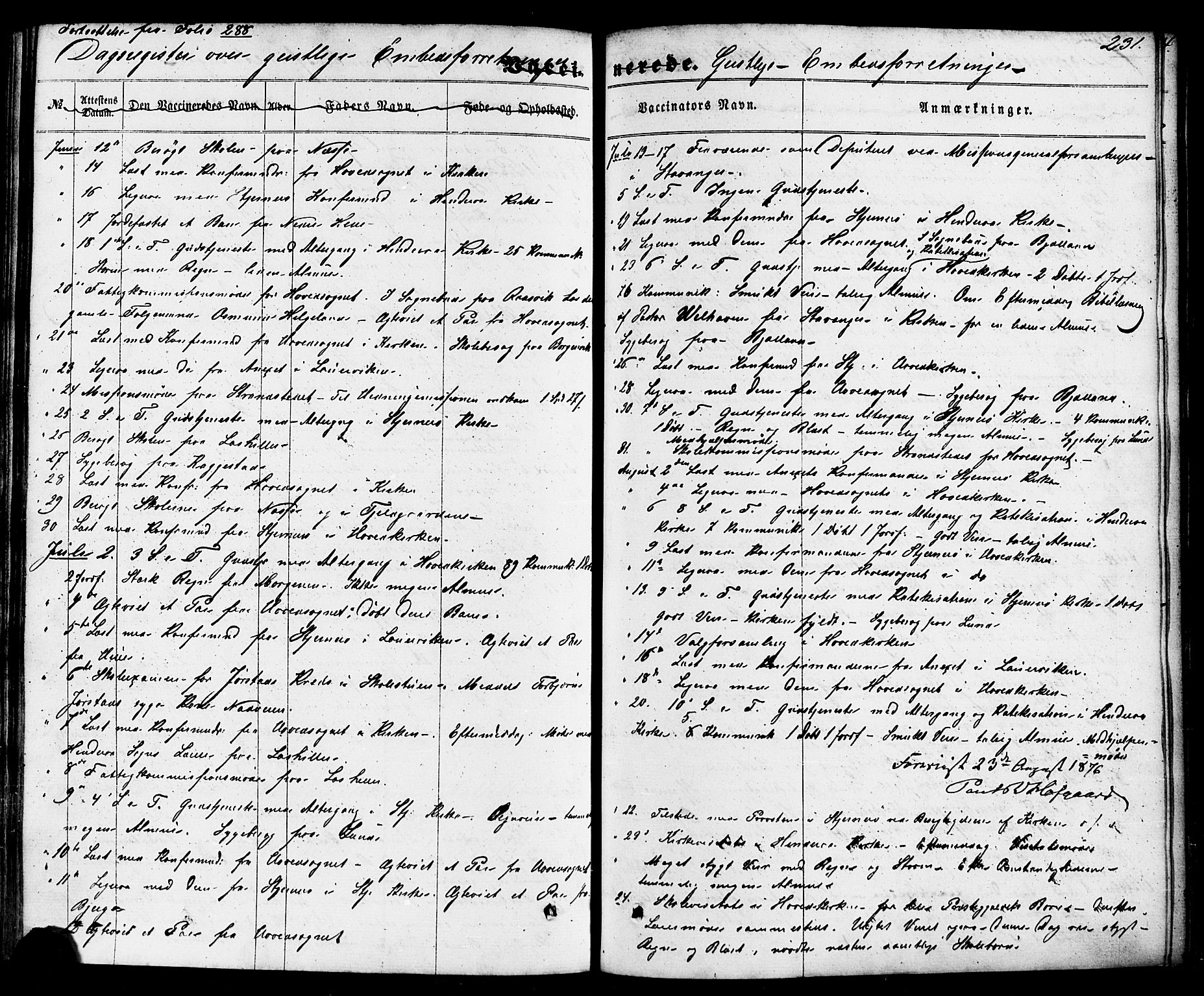 Nedstrand sokneprestkontor, AV/SAST-A-101841/01/IV: Ministerialbok nr. A 10, 1861-1887, s. 231
