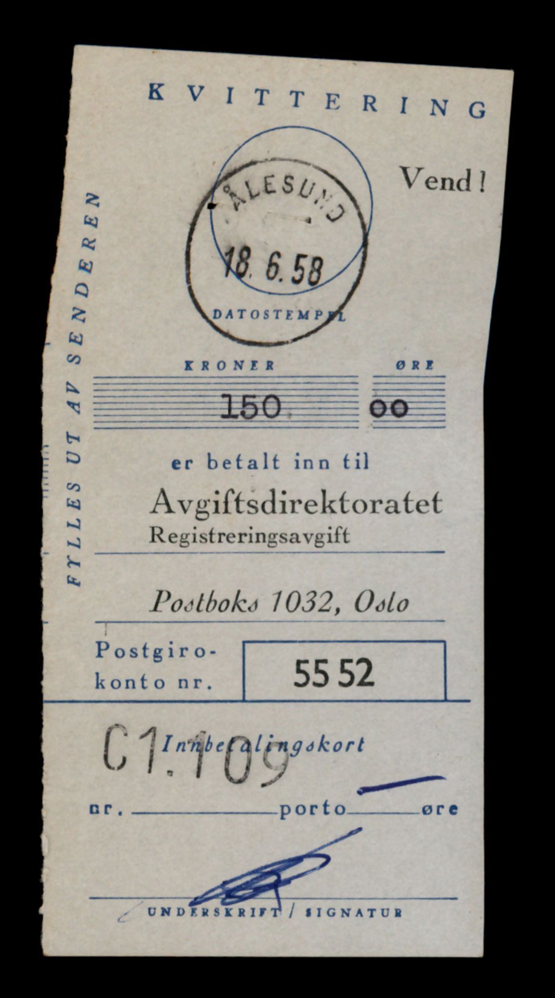 Møre og Romsdal vegkontor - Ålesund trafikkstasjon, SAT/A-4099/F/Fe/L0024: Registreringskort for kjøretøy T 10810 - T 10930, 1927-1998, s. 1412