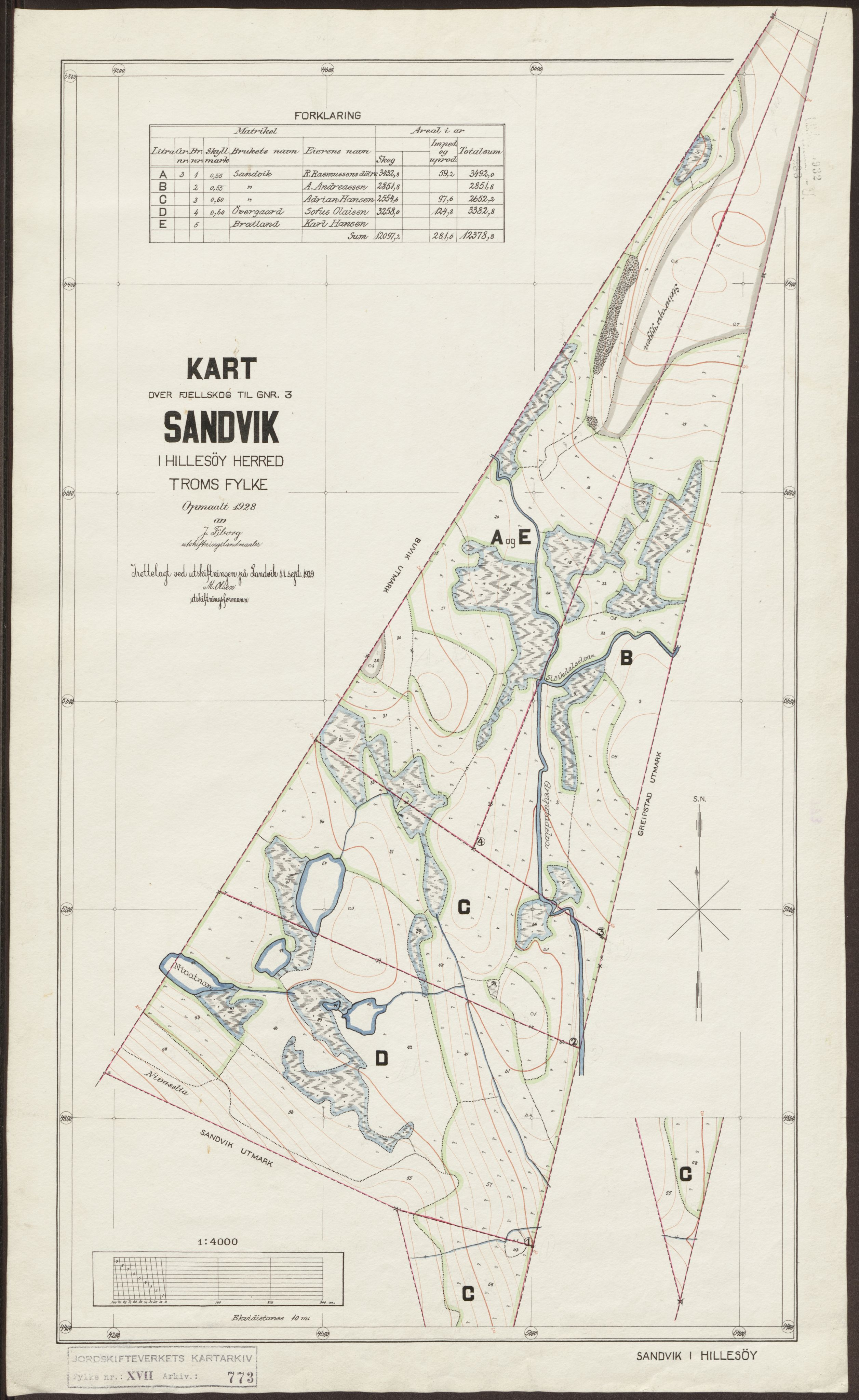 Jordskifteverkets kartarkiv, RA/S-3929/T, 1859-1988, s. 909
