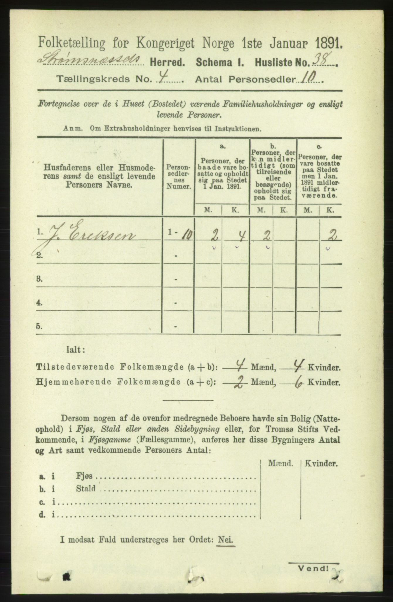 RA, Folketelling 1891 for 1559 Straumsnes herred, 1891, s. 750