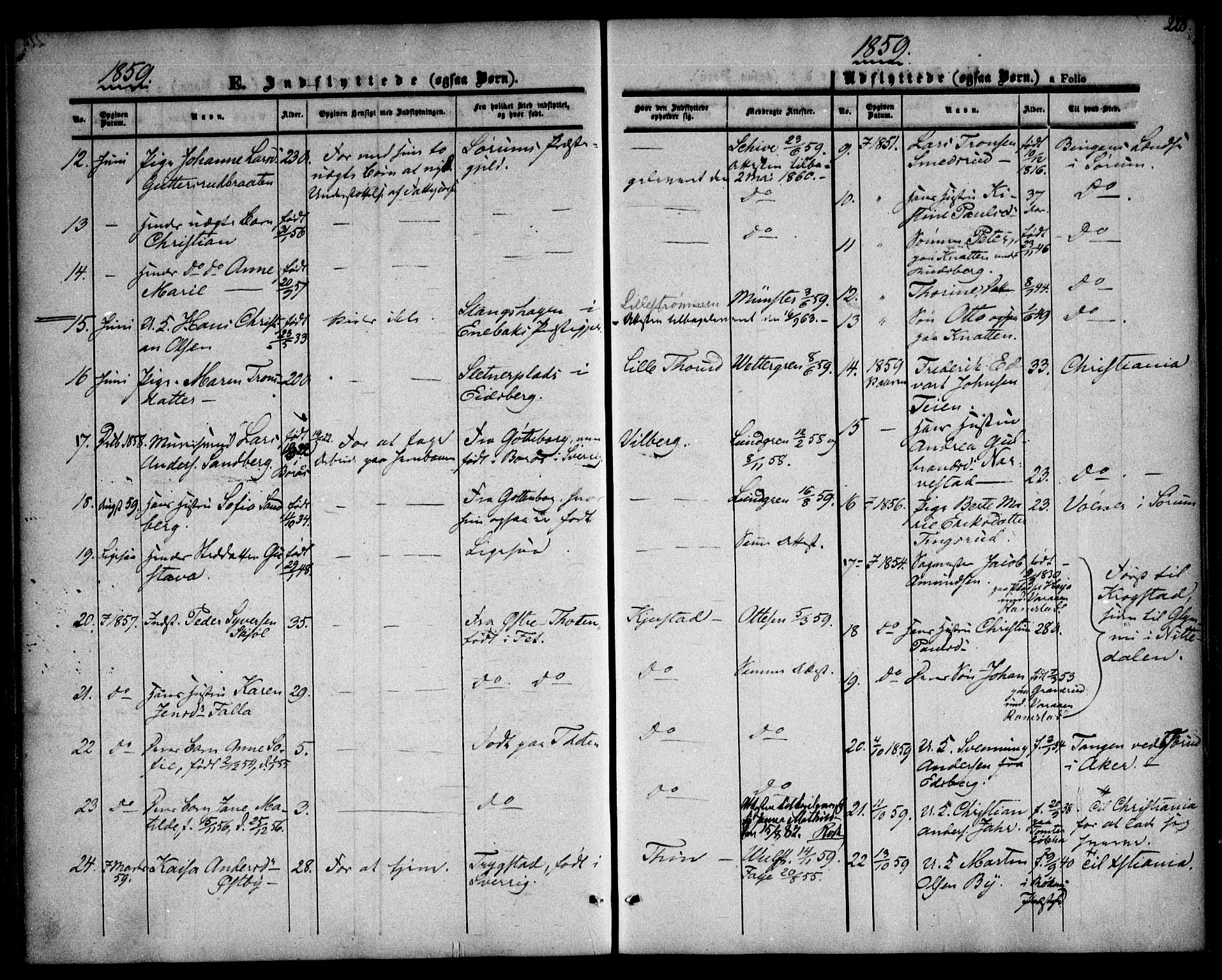 Fet prestekontor Kirkebøker, AV/SAO-A-10370a/F/Fa/L0010: Ministerialbok nr. I 10, 1847-1859, s. 228