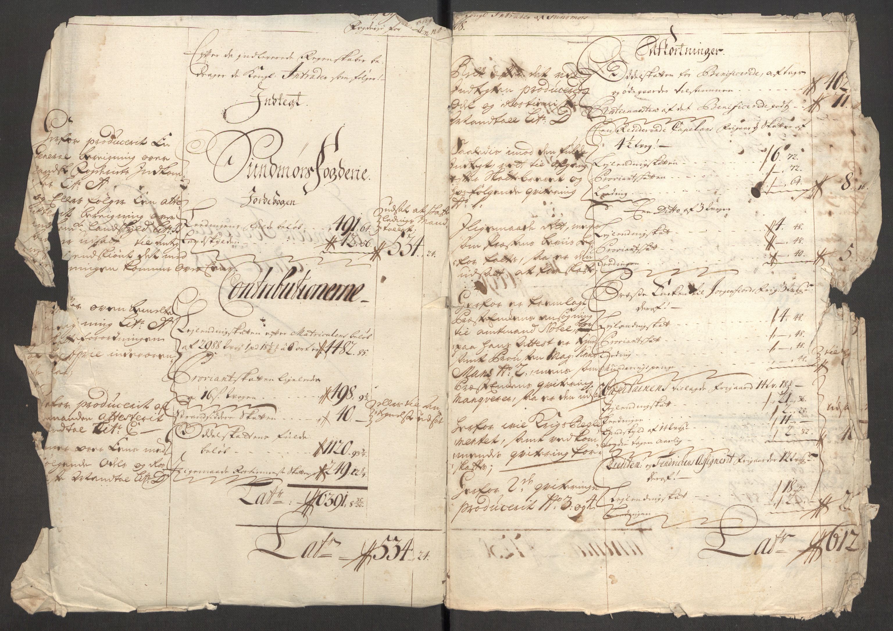 Rentekammeret inntil 1814, Reviderte regnskaper, Fogderegnskap, AV/RA-EA-4092/R54/L3562: Fogderegnskap Sunnmøre, 1708-1709, s. 9