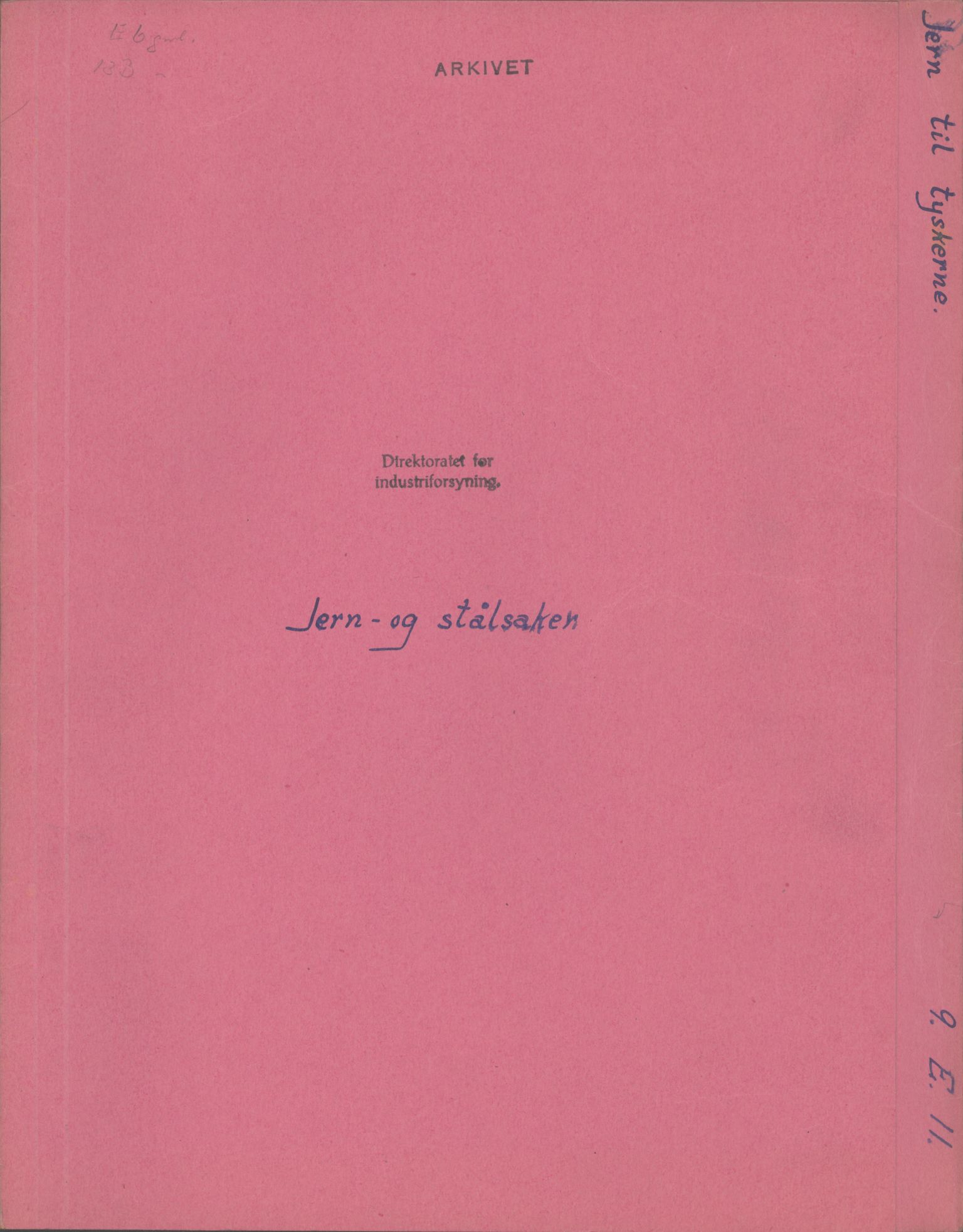 Direktoratet for industriforsyning, Sekretariatet, RA/S-4153/D/Df/L0056: 9. Metallkontoret, 1940-1945, s. 732