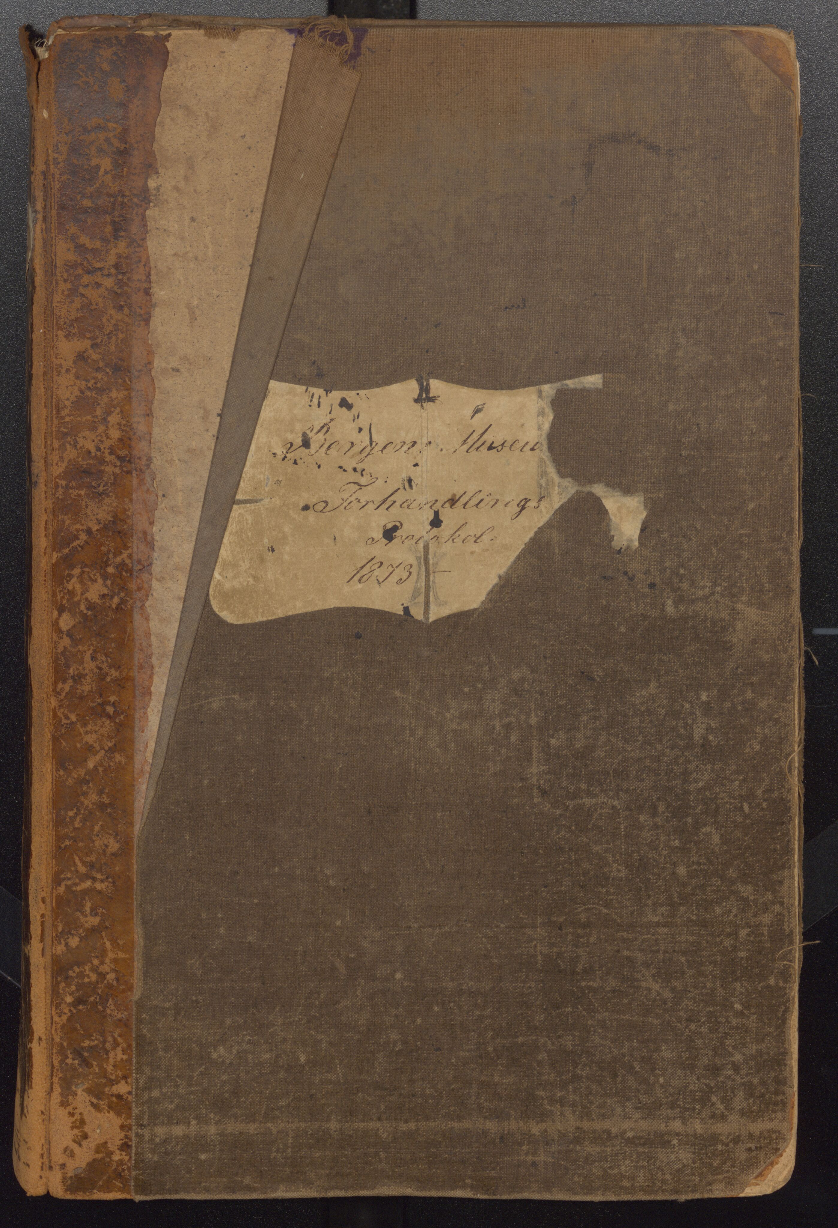 Bergens Museum, UMB/A007/A/Aa/L0007: Forhandlingsprotokoll , 1872-1906