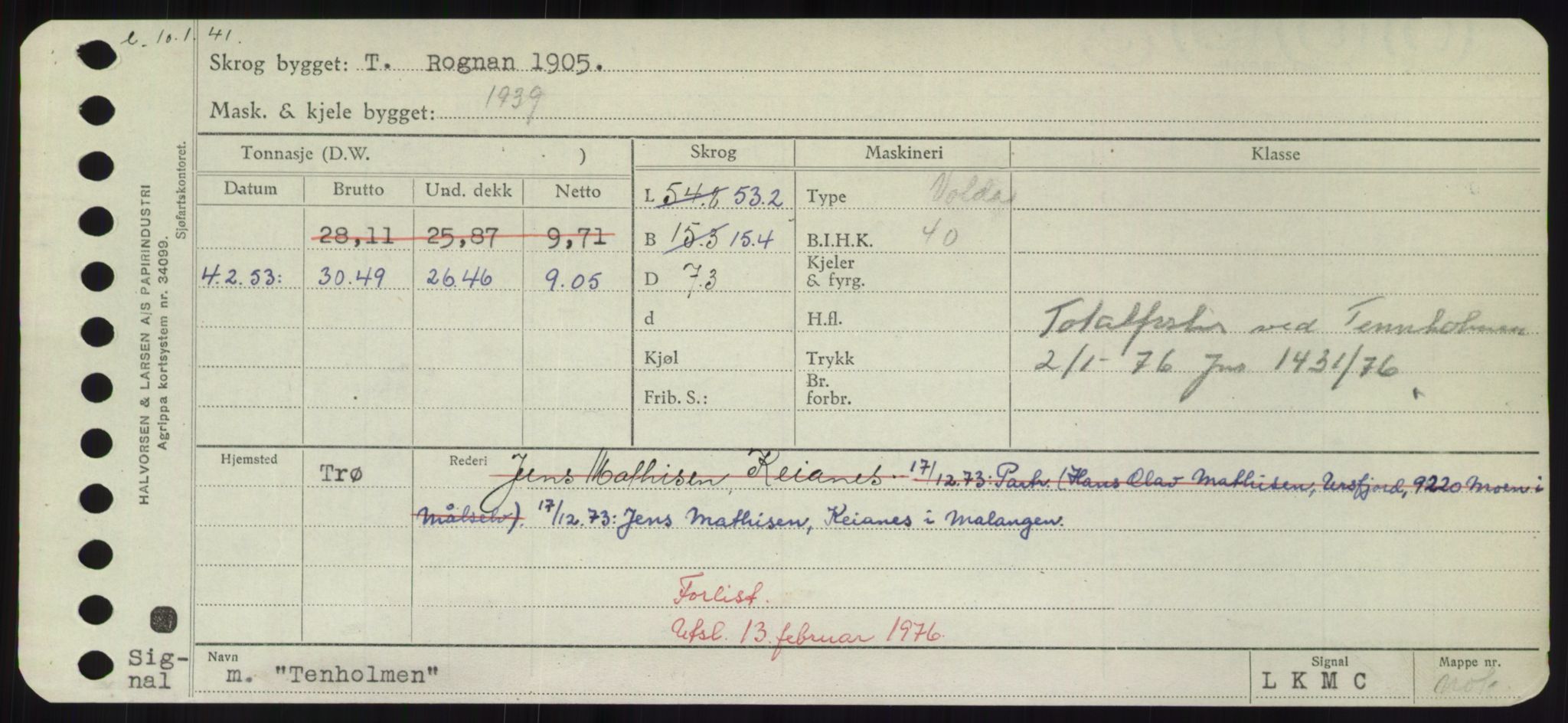 Sjøfartsdirektoratet med forløpere, Skipsmålingen, RA/S-1627/H/Hd/L0038: Fartøy, T-Th, s. 425