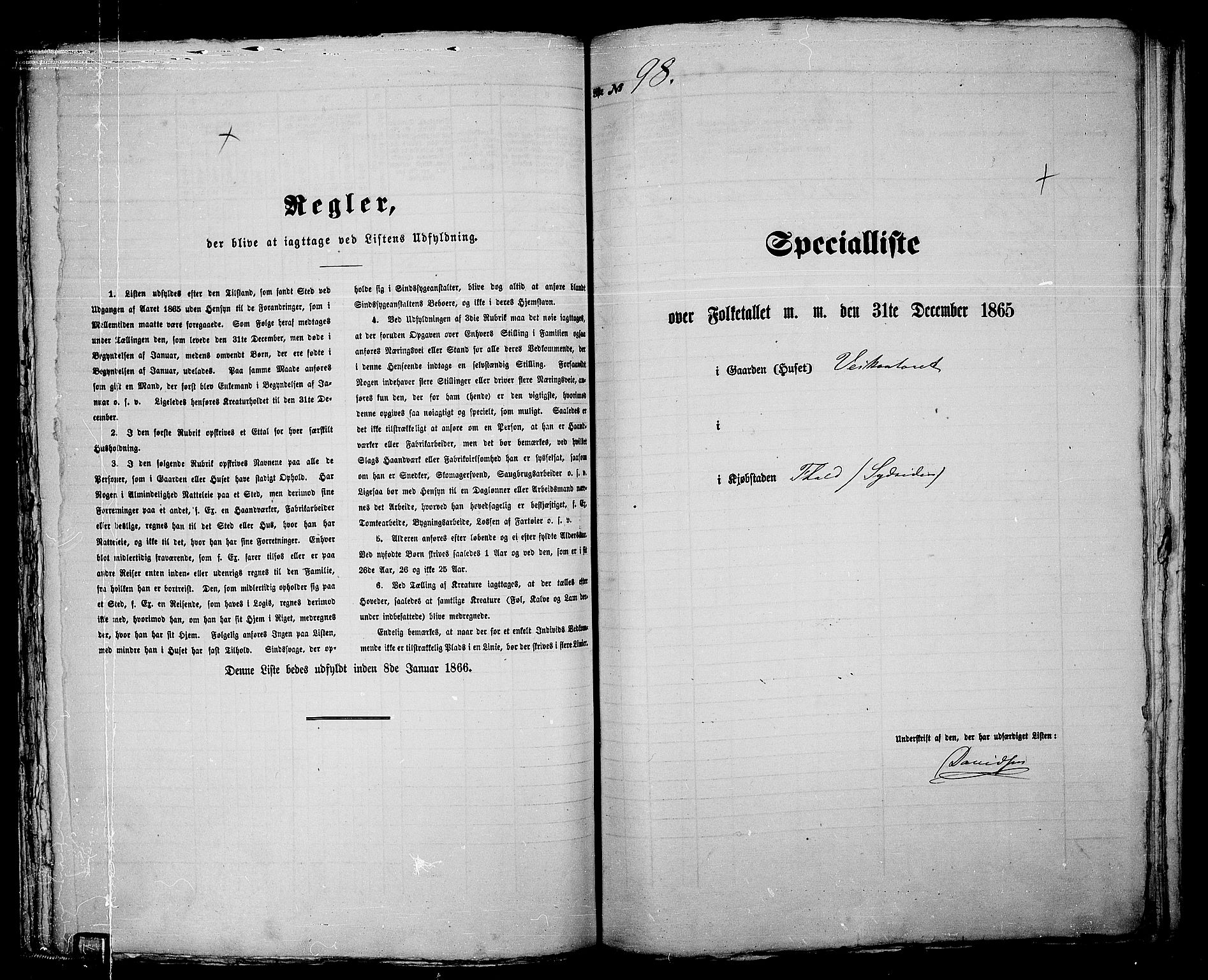 RA, Folketelling 1865 for 0101P Fredrikshald prestegjeld, 1865, s. 209